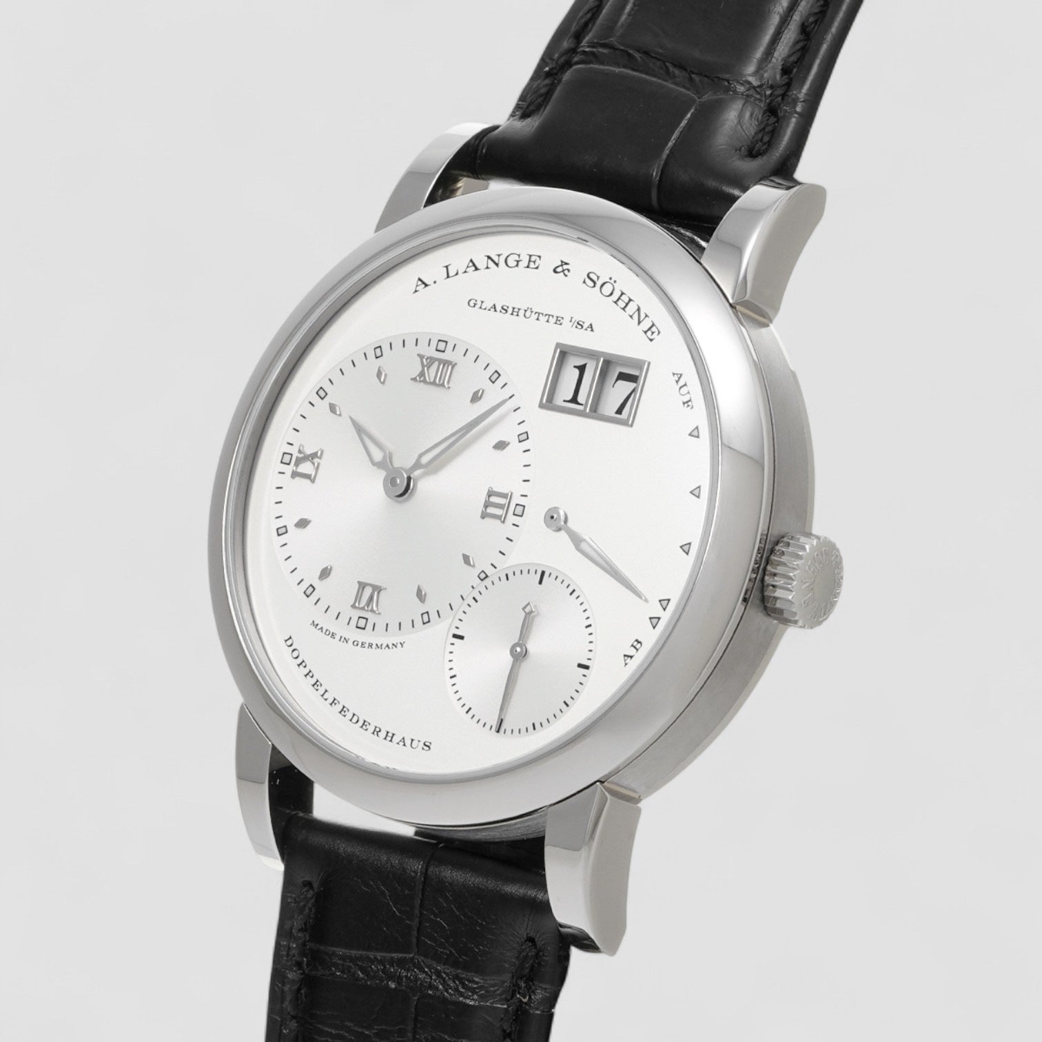 Lange 1 18K White Gold Silver Dial