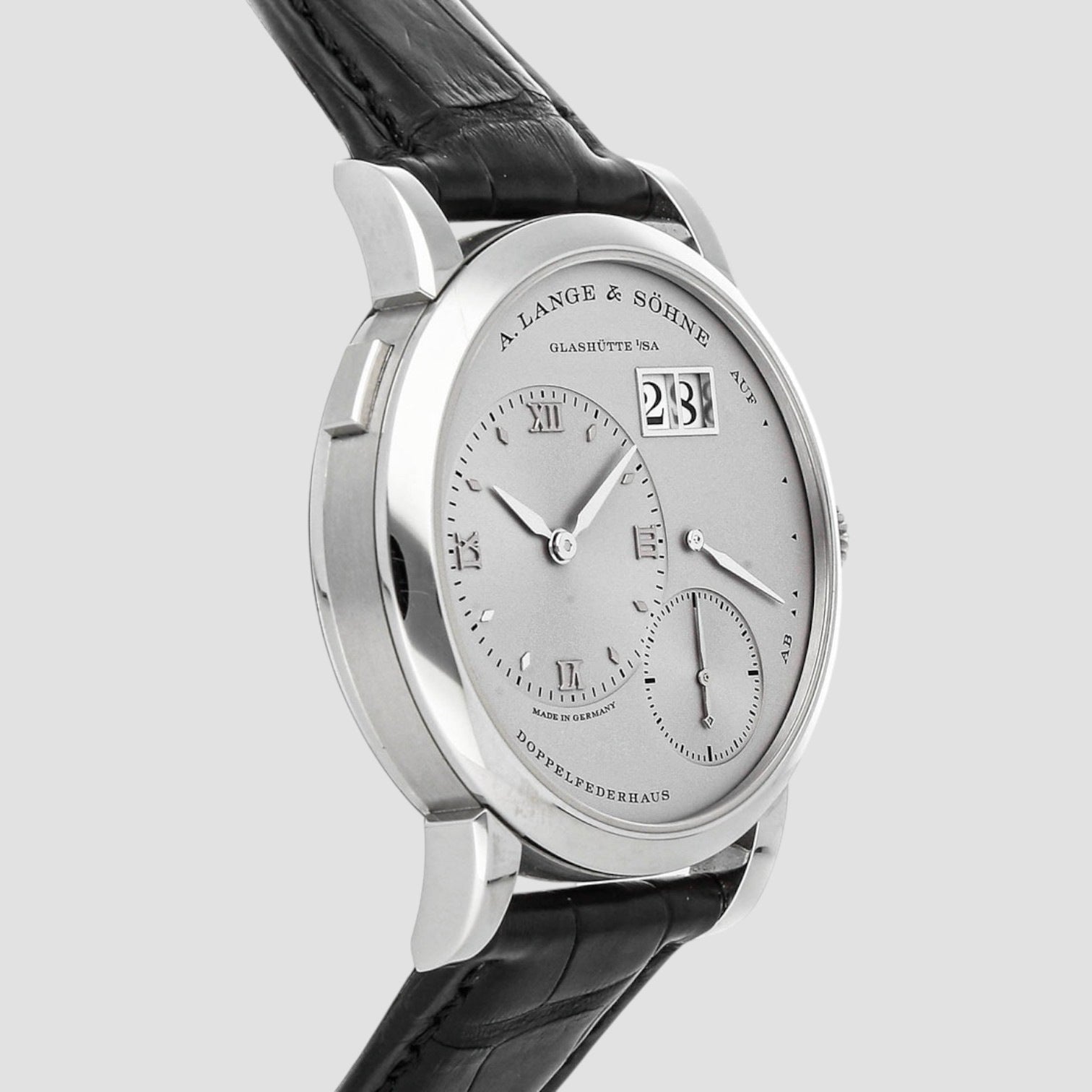Lange 1 Platinum Silver Dial 38.5MM