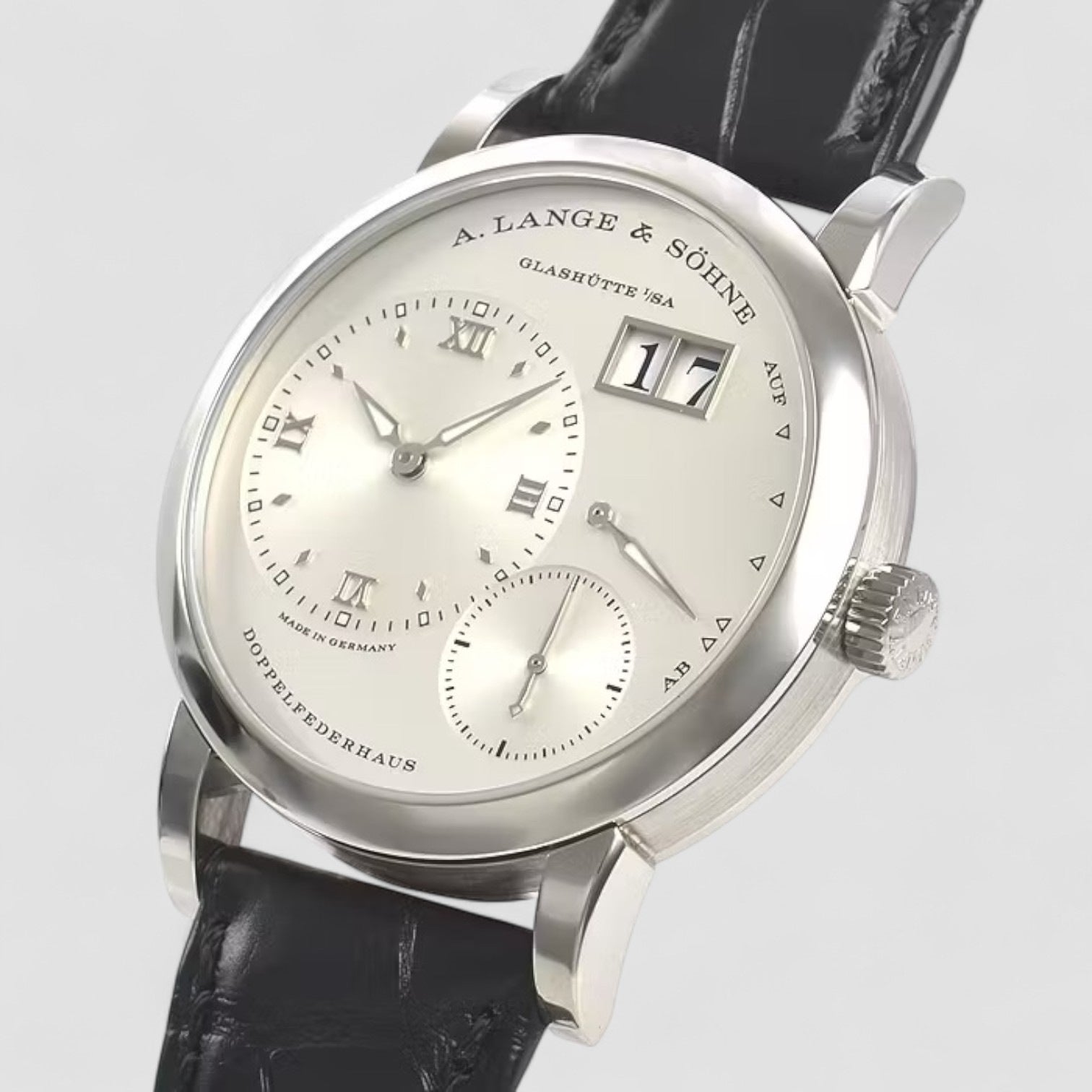 Lange 1 18K White Gold Silver Dial
