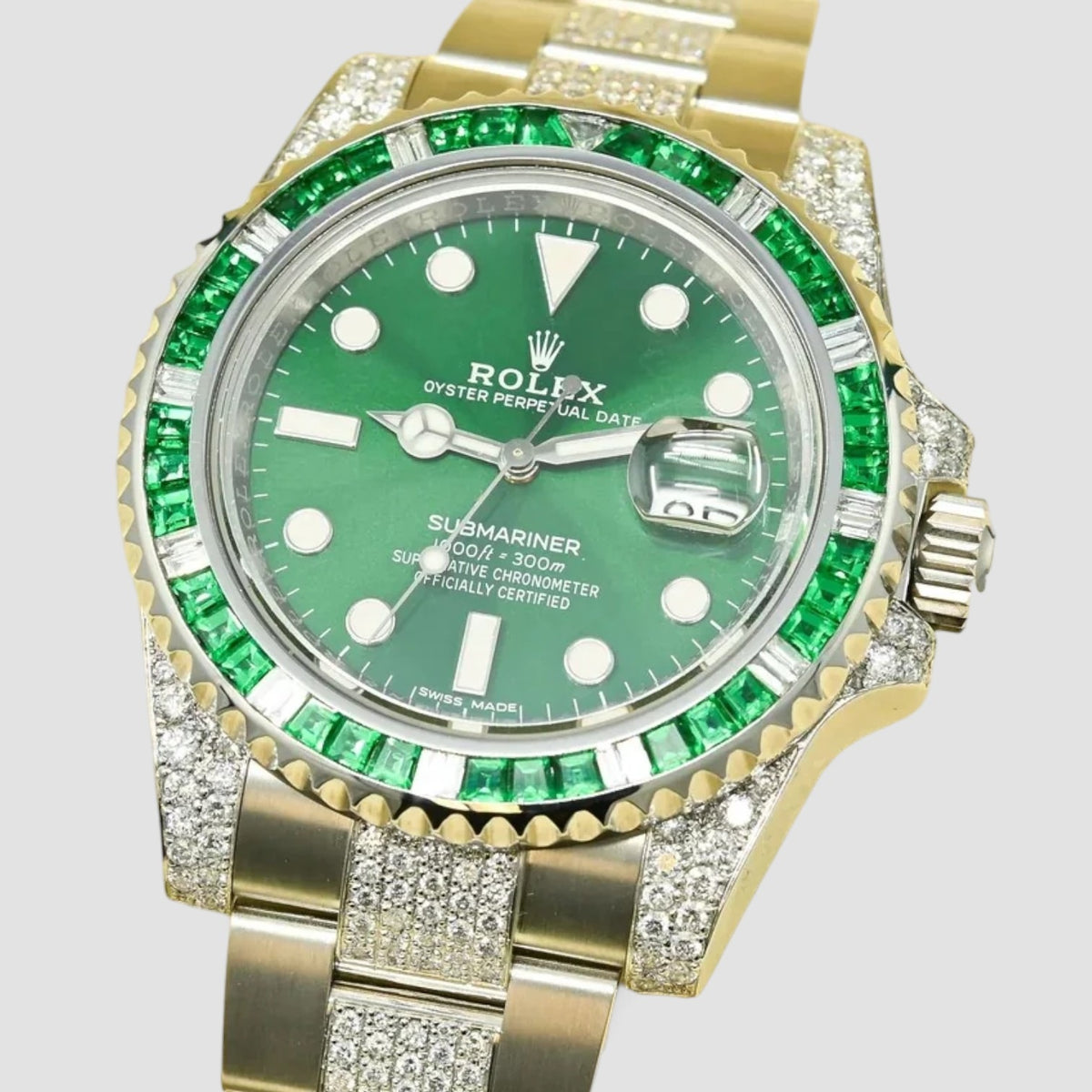 Submariner Date Hulk Iced & Emerald