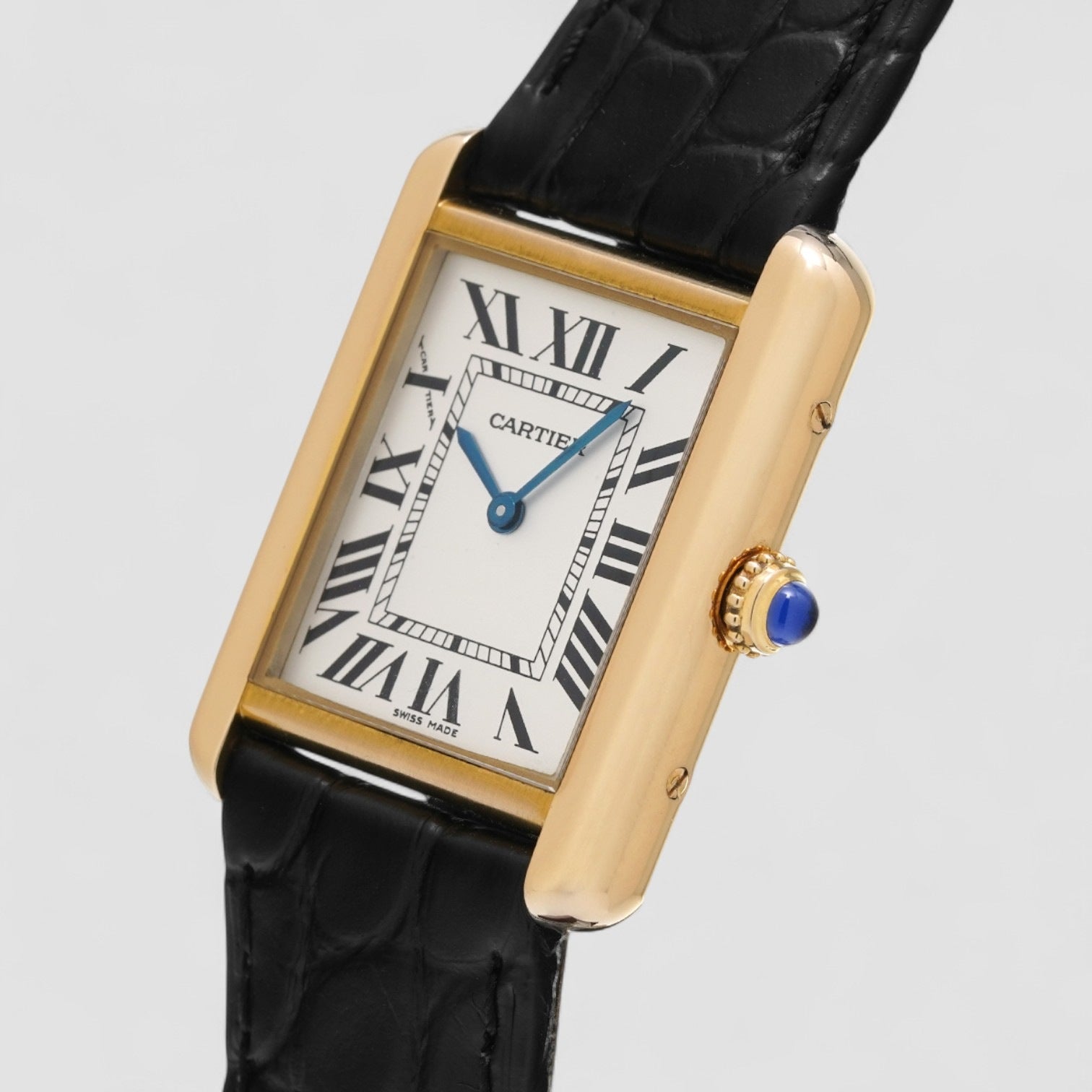 Tank Solo Ladies Quartz 18K Yellow Gold