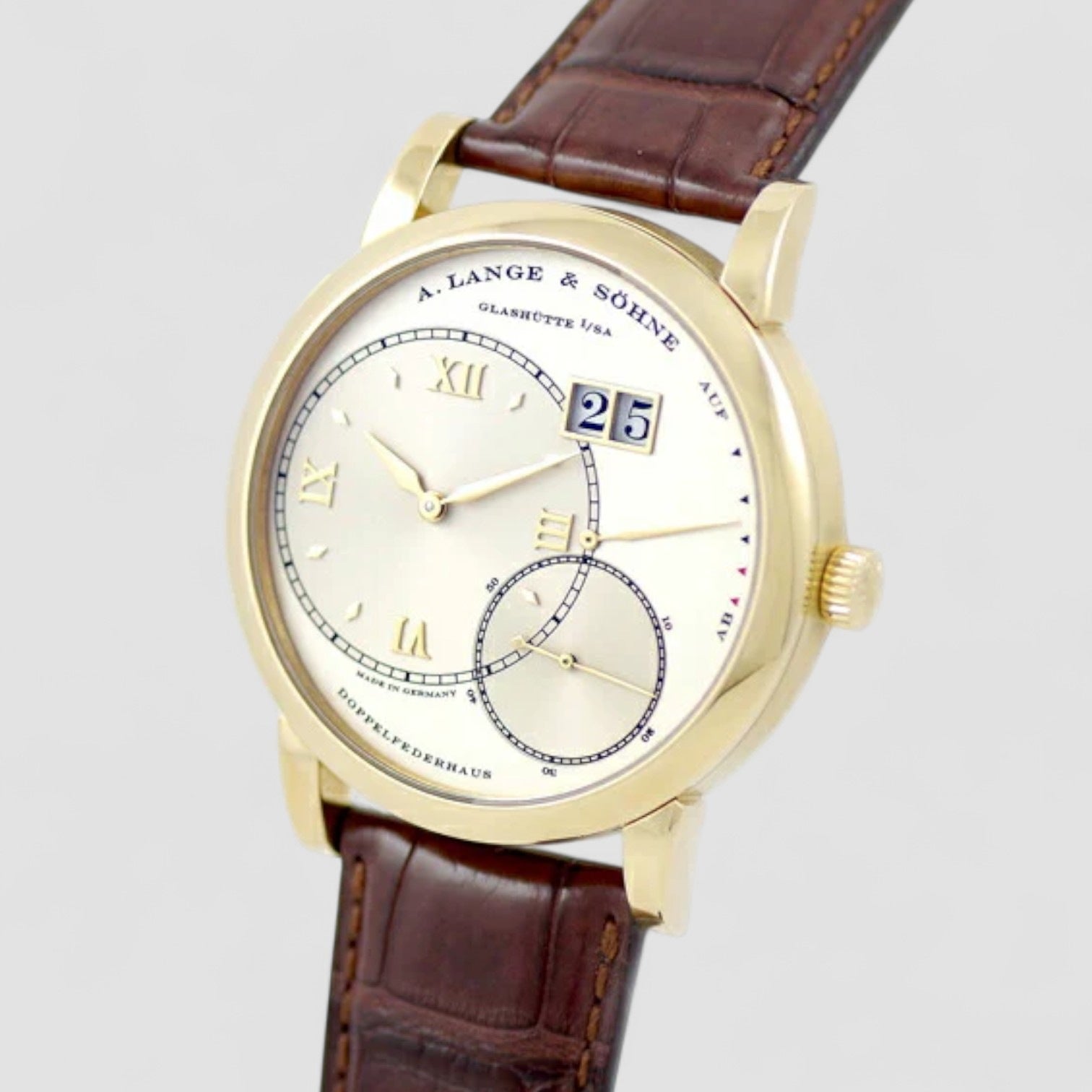 Grand Lange 1 18K Rose Gold Silver Dial