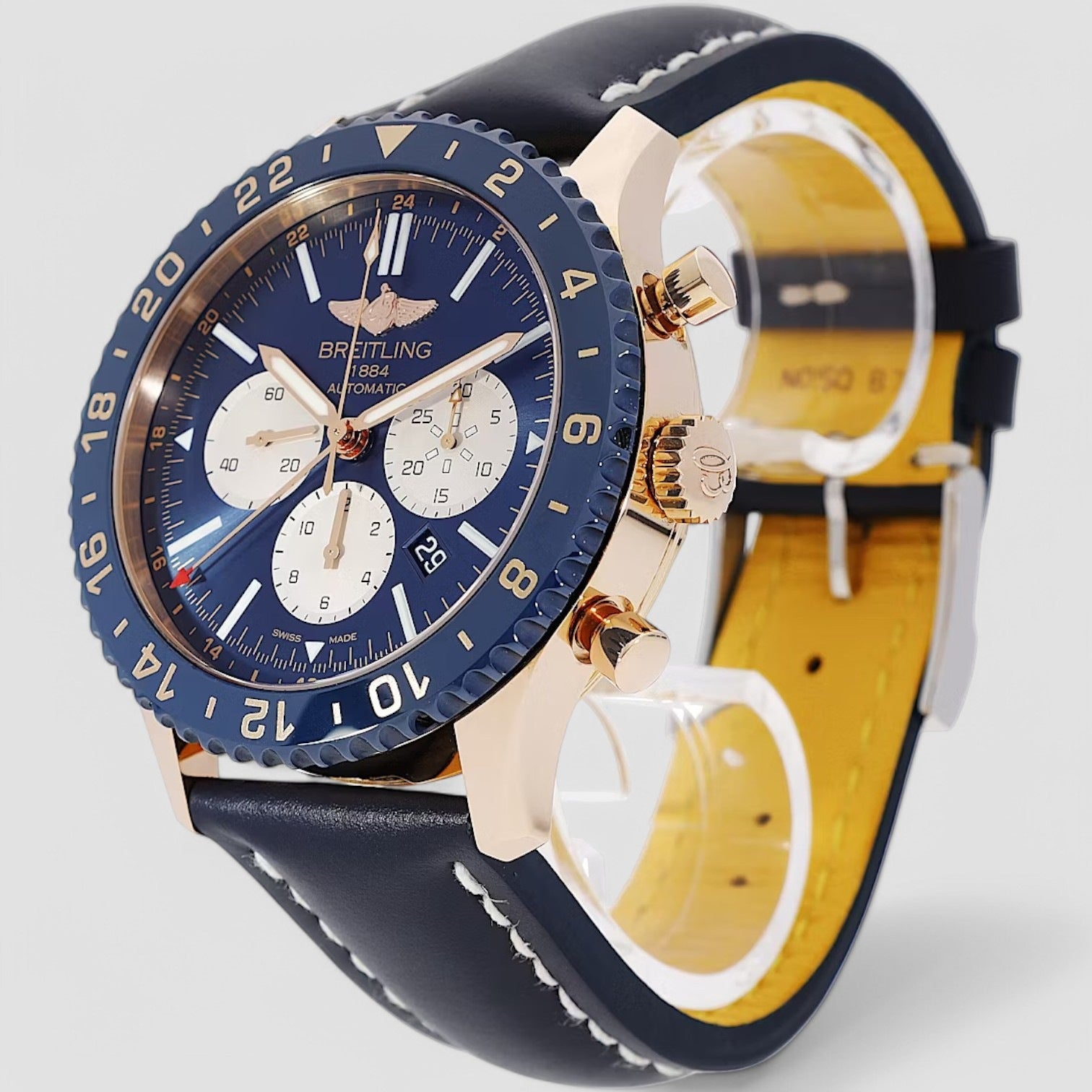 Chronoliner Automatic Blue Dial Men's Watch