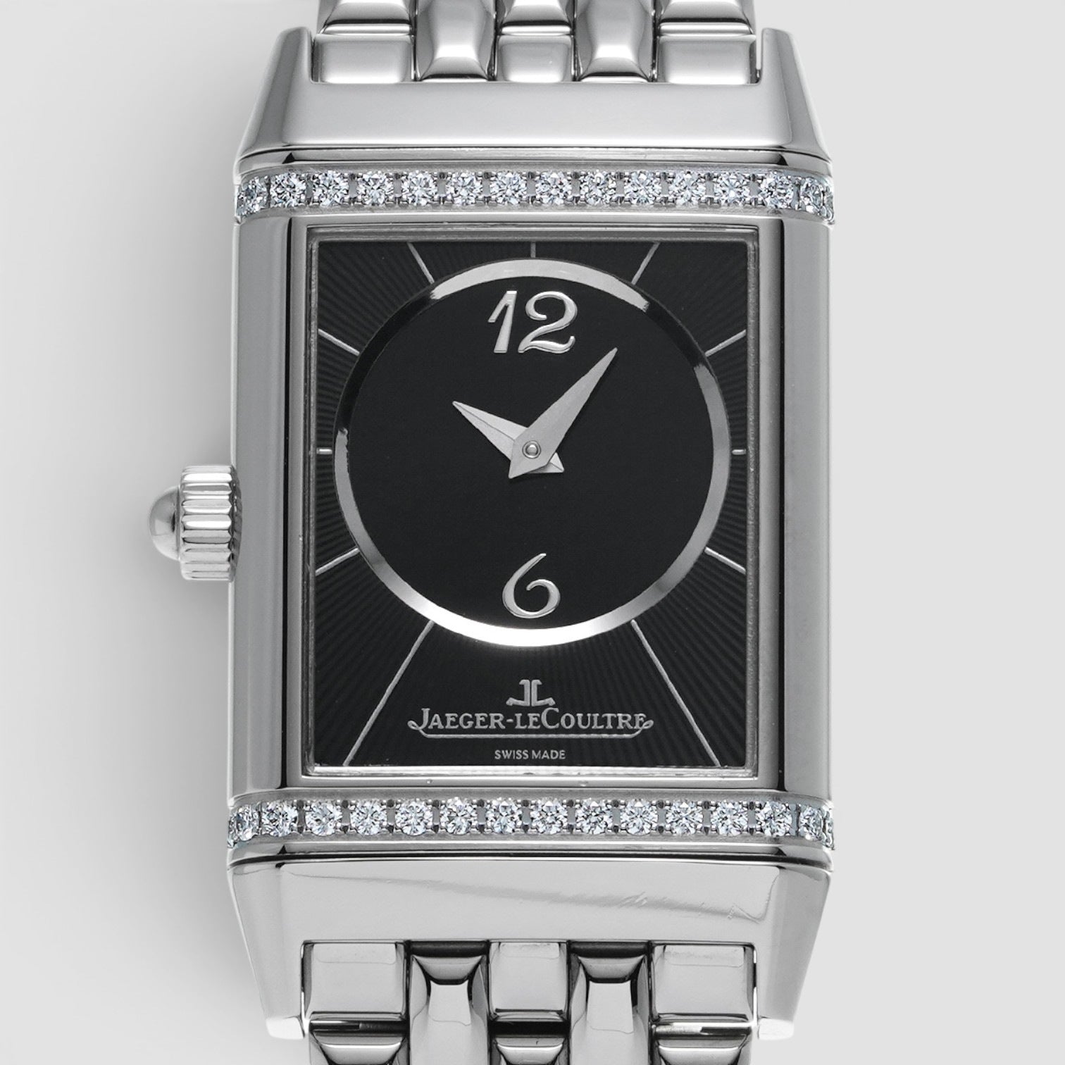 Reverso Duetto Classique 38.7 × 23mm Steel Silver Dial