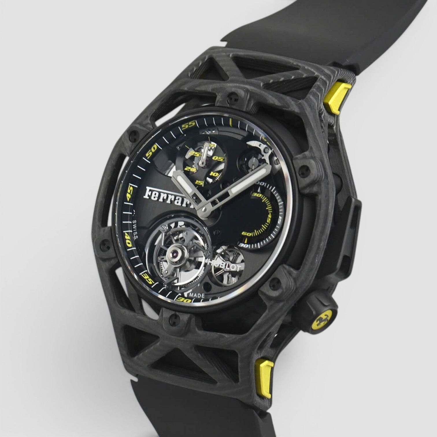 Techframe Ferrari Tourbillon Chronograph Yellow