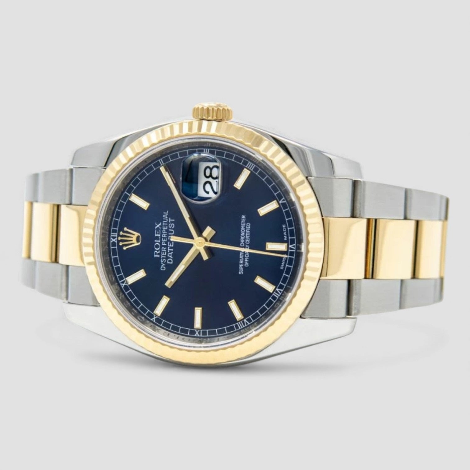 Datejust Steel & Gold Blue Dial