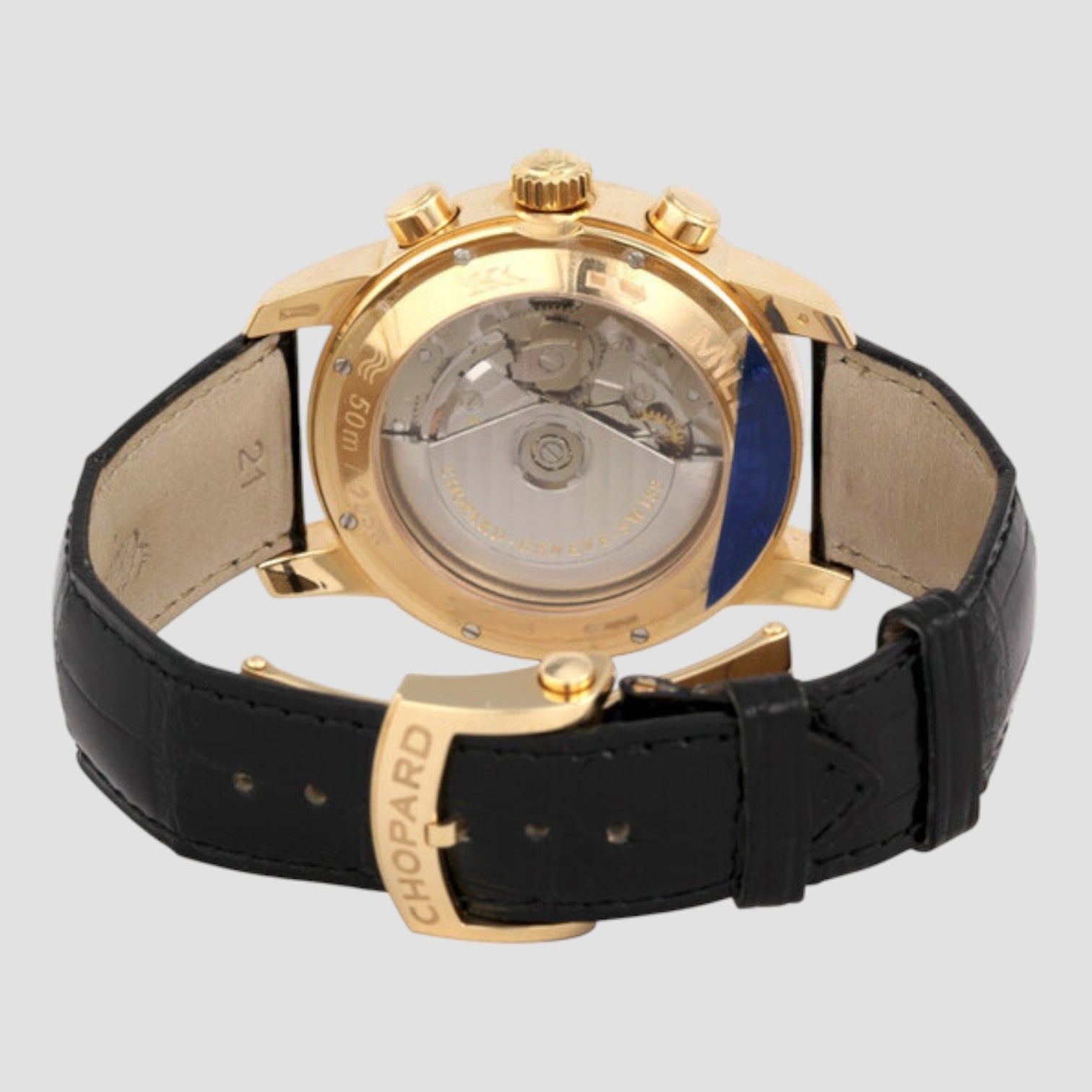 Mille Miglia Men's Rose Gold GMT Chronograph Watch