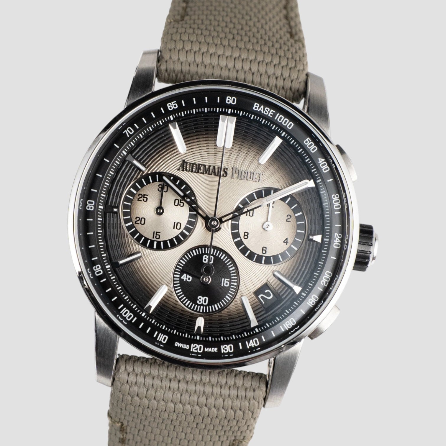 Code 11.59 Chronograph Stainless Steel Black Ceramic Beige Dial