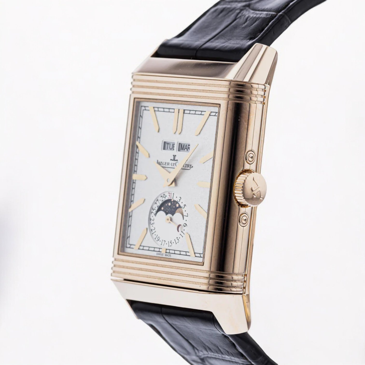 Reverso Tribute Calendar 18K Rose Gold