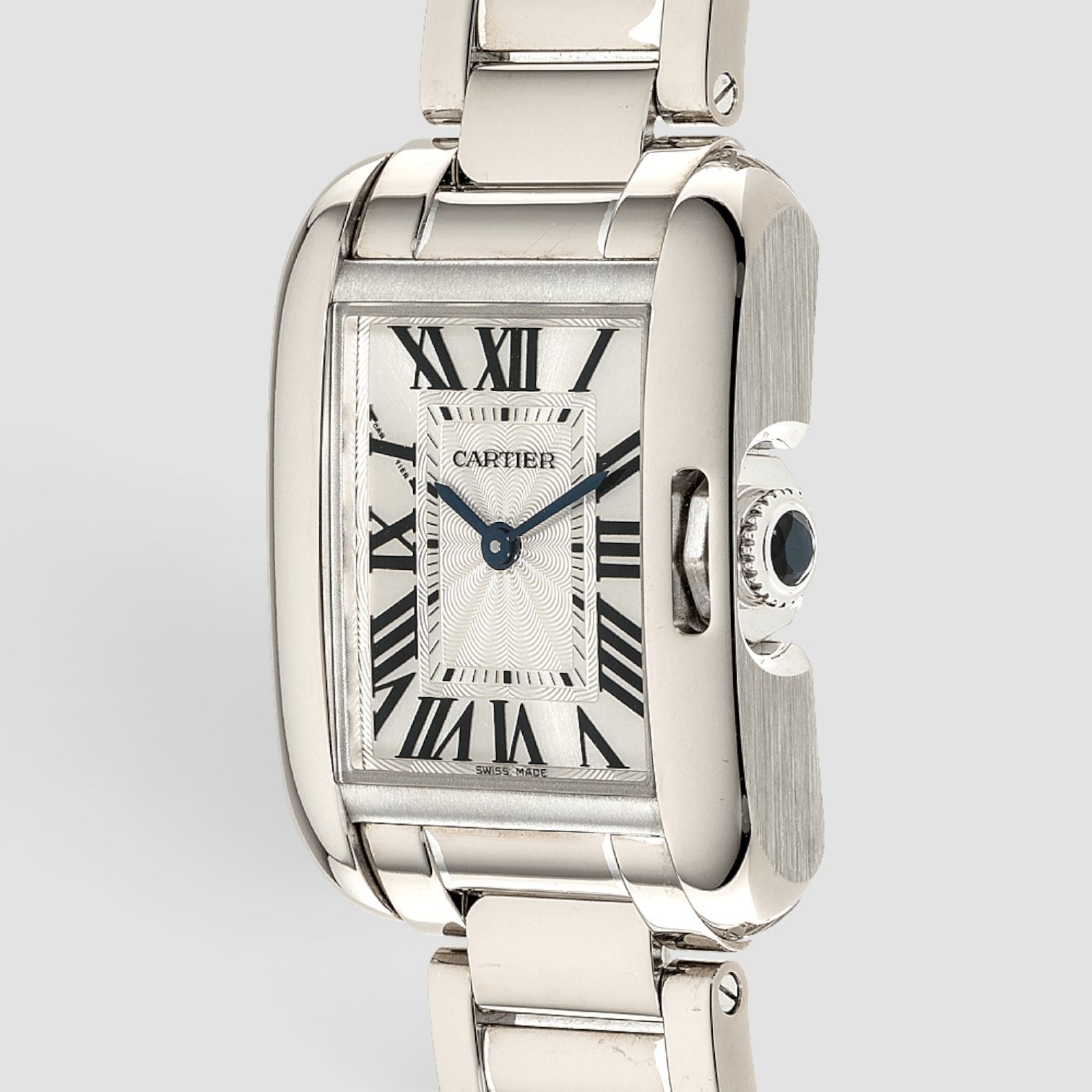 Tank Anglaise 18K White Gold 23 × 30mm