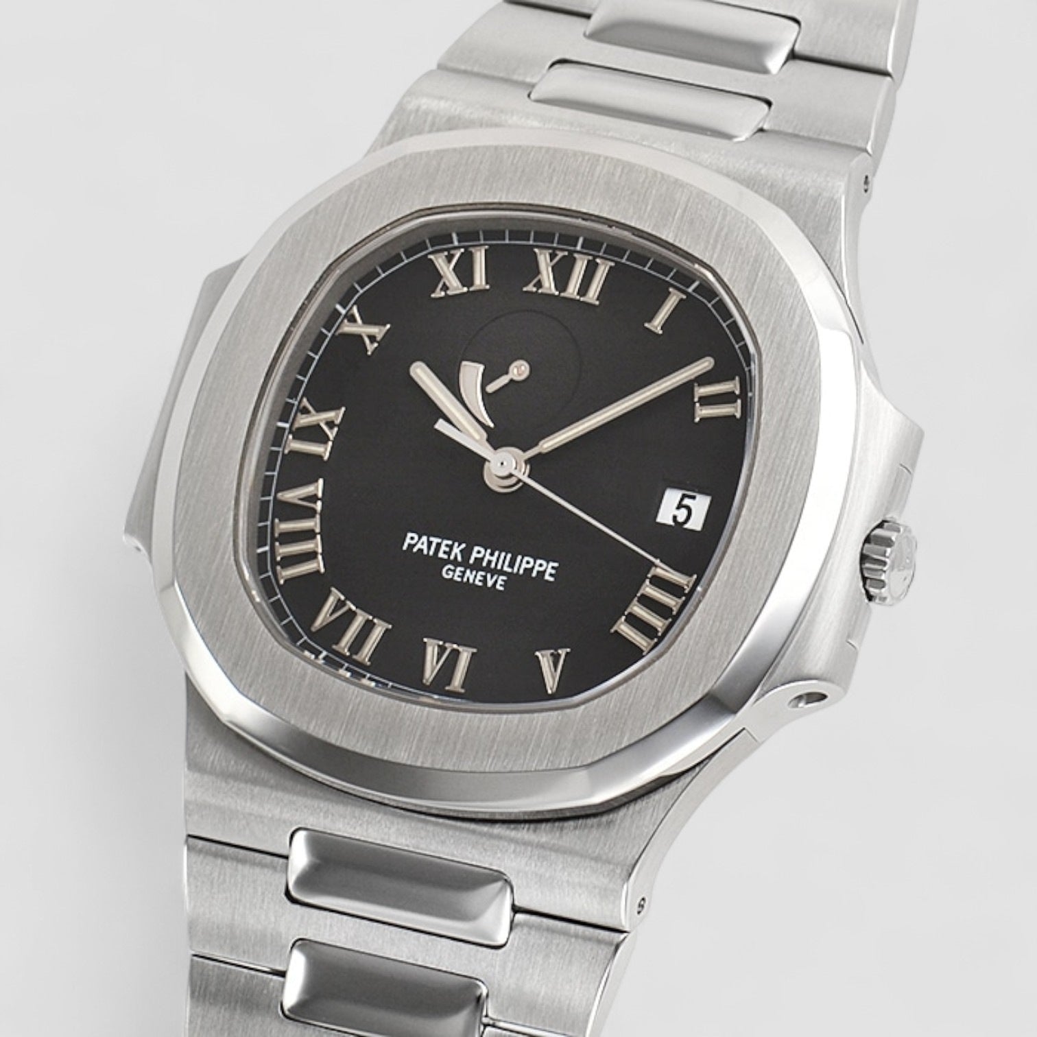 Nautilus 3710 "Comet" SS / SS Black Dial FULL SET PP SERVICED