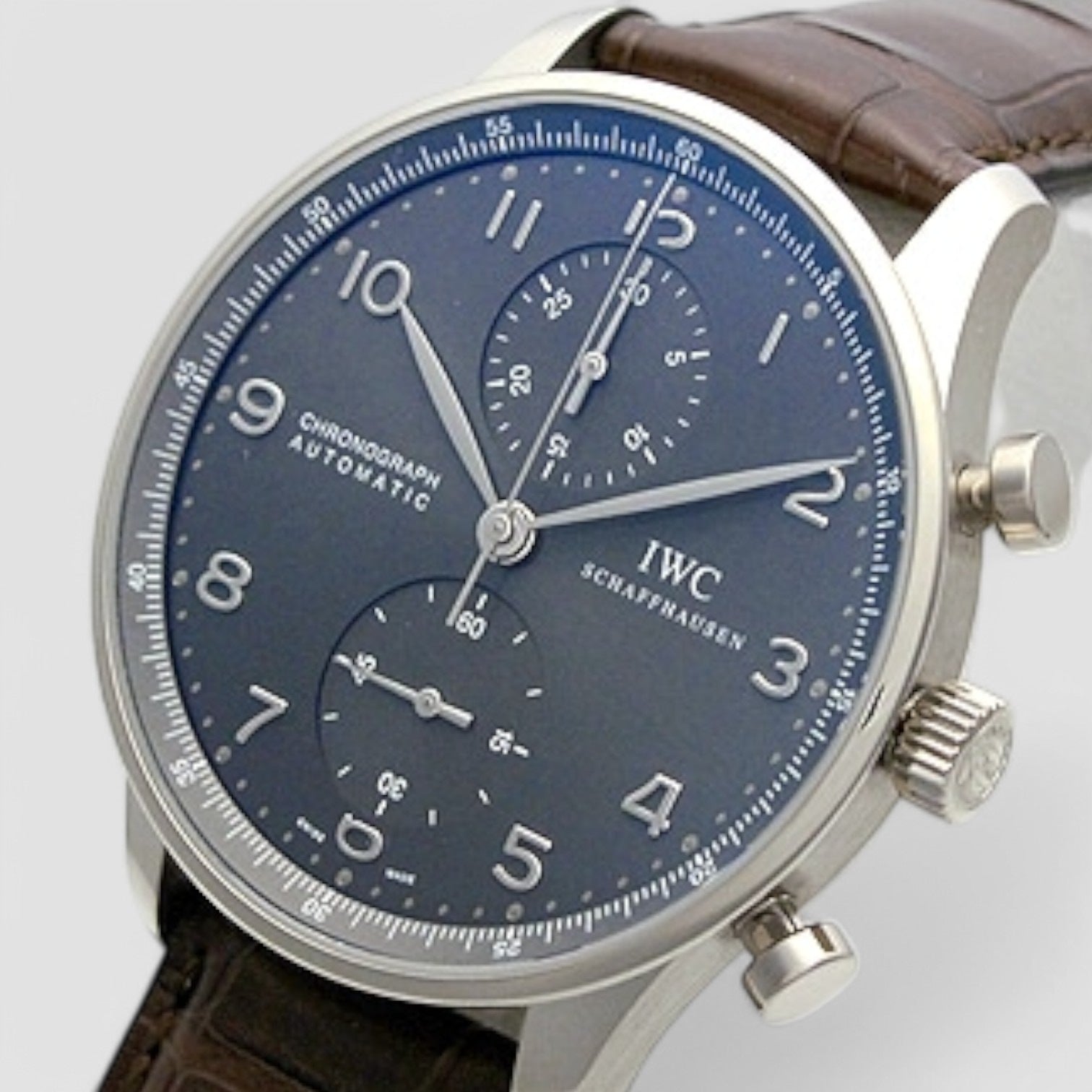 Portugieser Chrono 18 CT White Gold Automatic Men's Watch