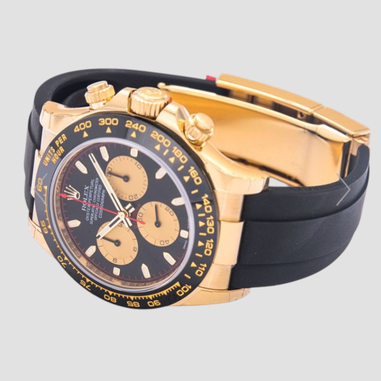 Cosmograph Daytona 18ct Yellow Gold Automatic Black Dial Men's Watch