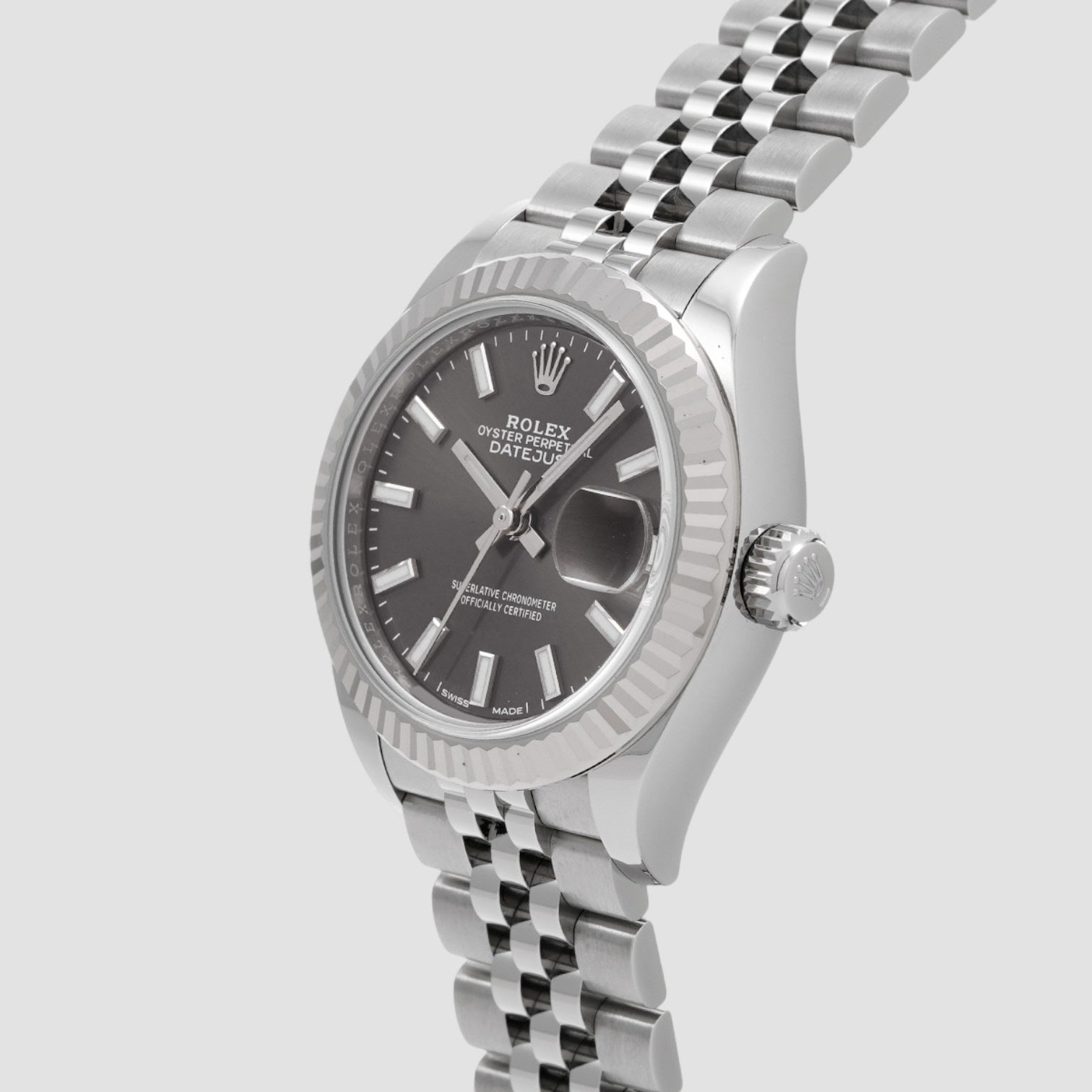 Lady-Datejust Rhodium Dial Automatic Ladies Jubilee Watch