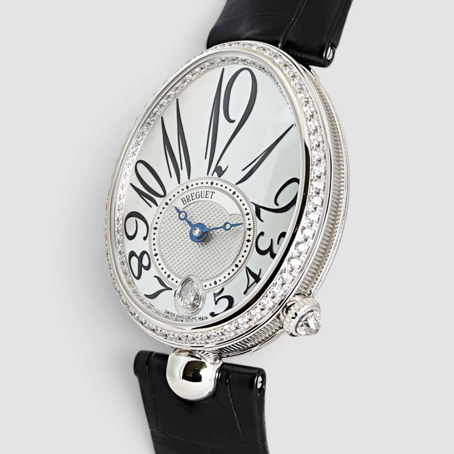 Reine de Naples 18K White Gold Diamond Mother-of-Pearl Dial
