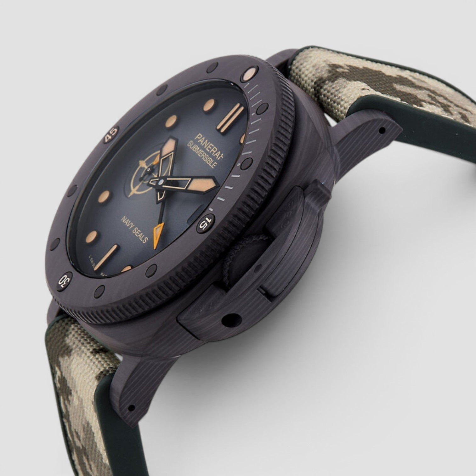 Submersible QuarantaQuattro Carbotech Automatic Black Dial Watch