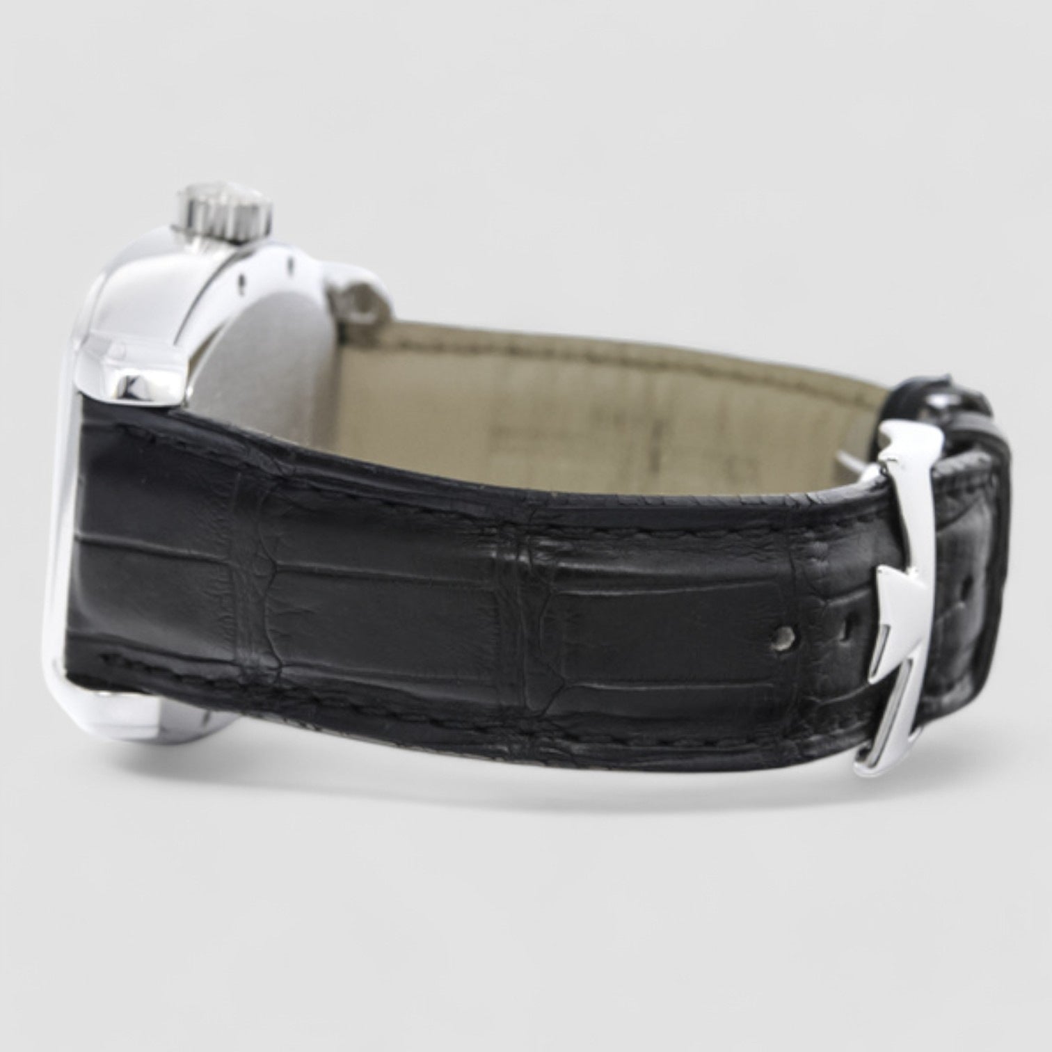 Malte Tonneau Dual Time 18K White Gold / Deployment