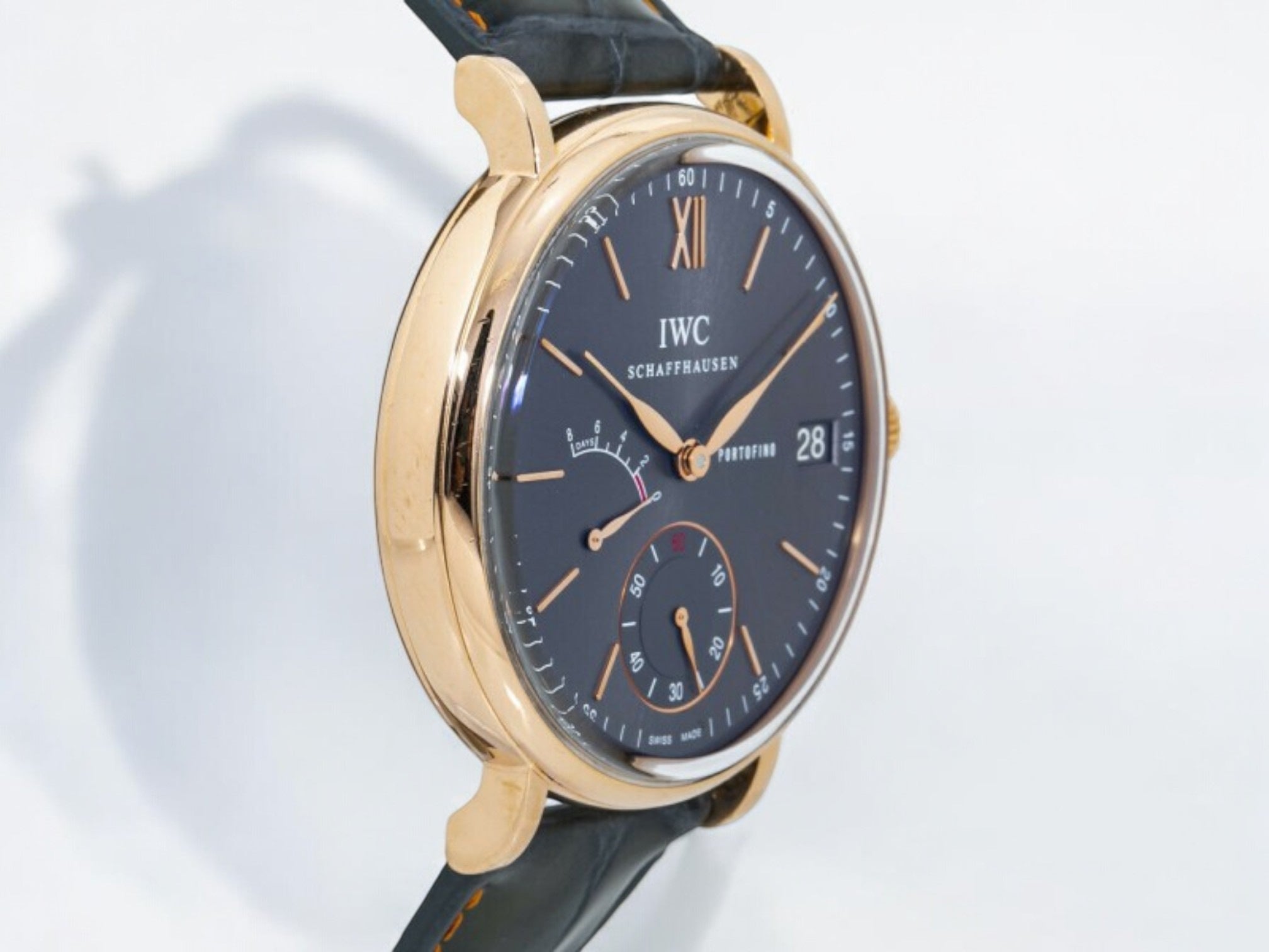 Portfino 18kRose Gold Eight Days Manual 45MM