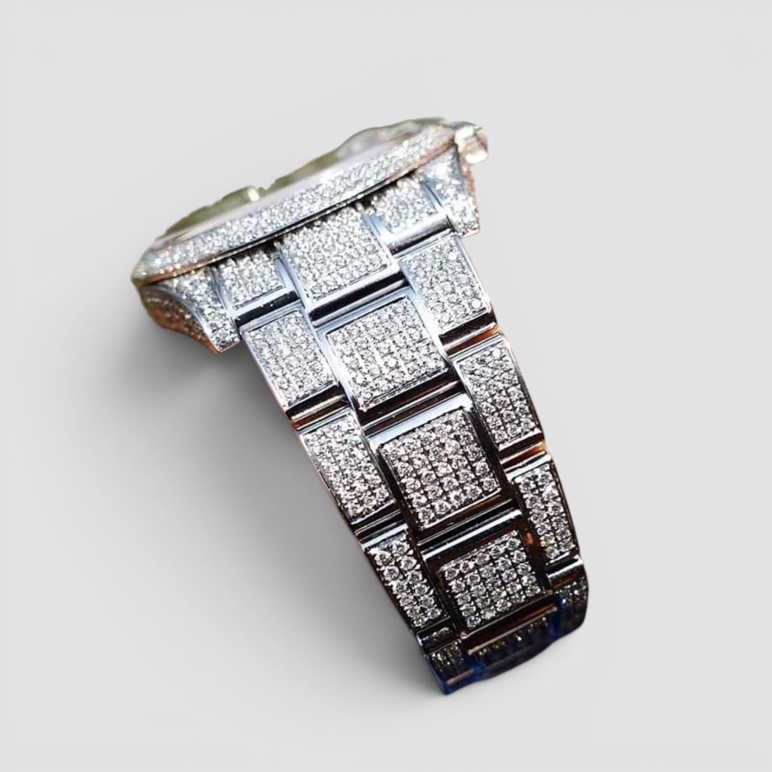 Datejust 41 "Wimbledon" Custom Diamond-Set Pavé Bezel