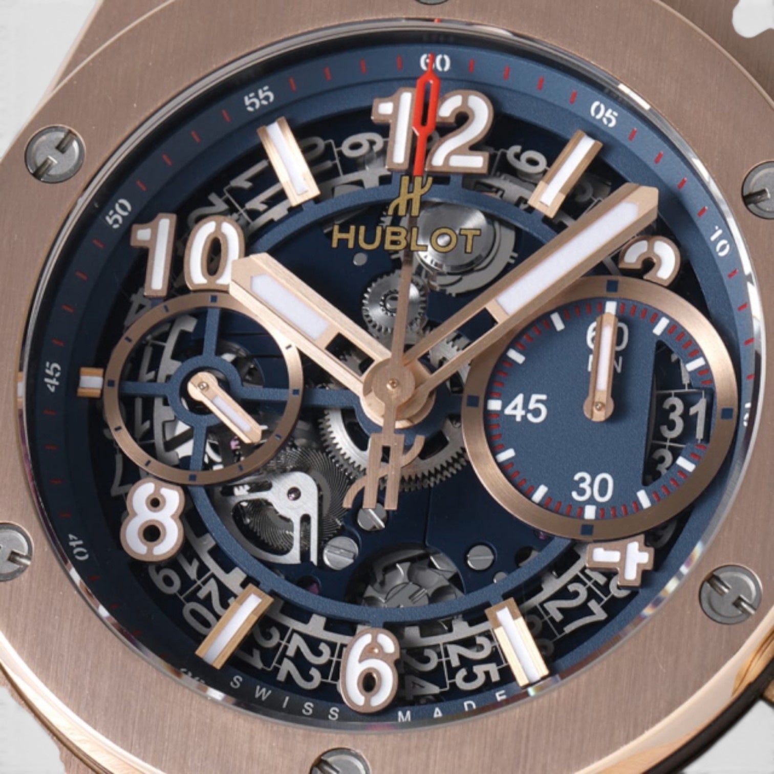 Bang Unico King Gold Blue 42 Mm Big