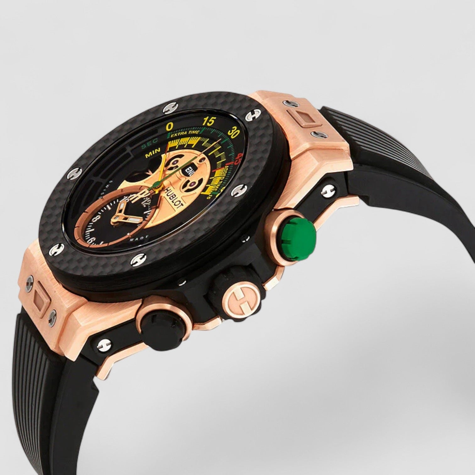 Big Bang Unico Bi-Retrograde Fifa World Cup Rose Gold Men's Watch