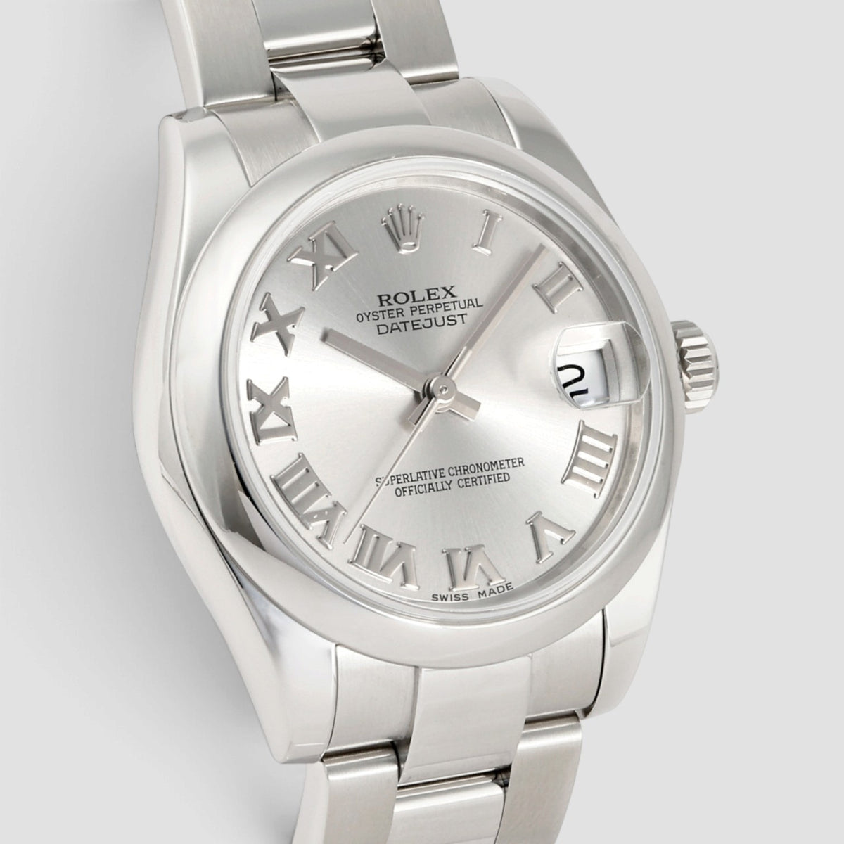 Datejust 31 Silver Roman Dial Oyster