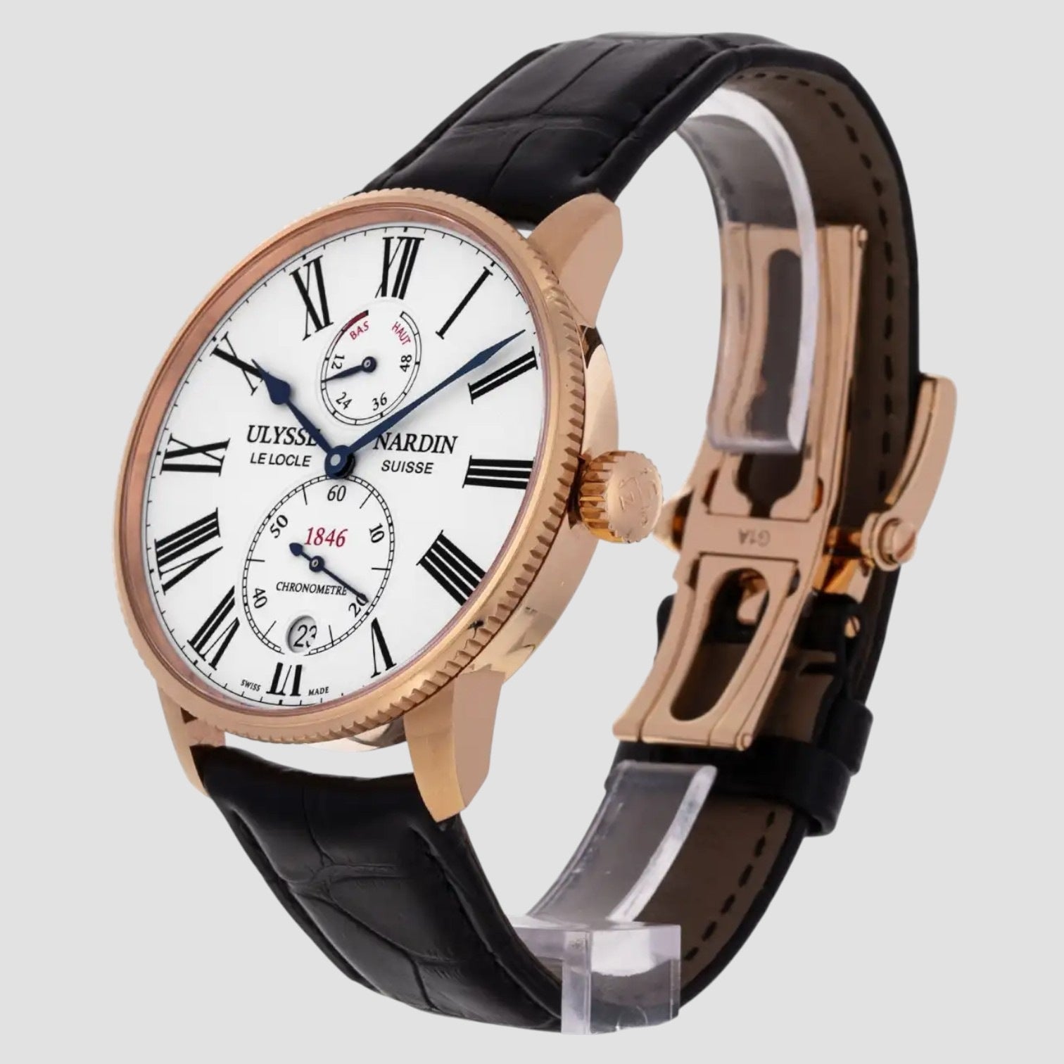 Marine Chronometer Torpilleur 42mm Mens Watch