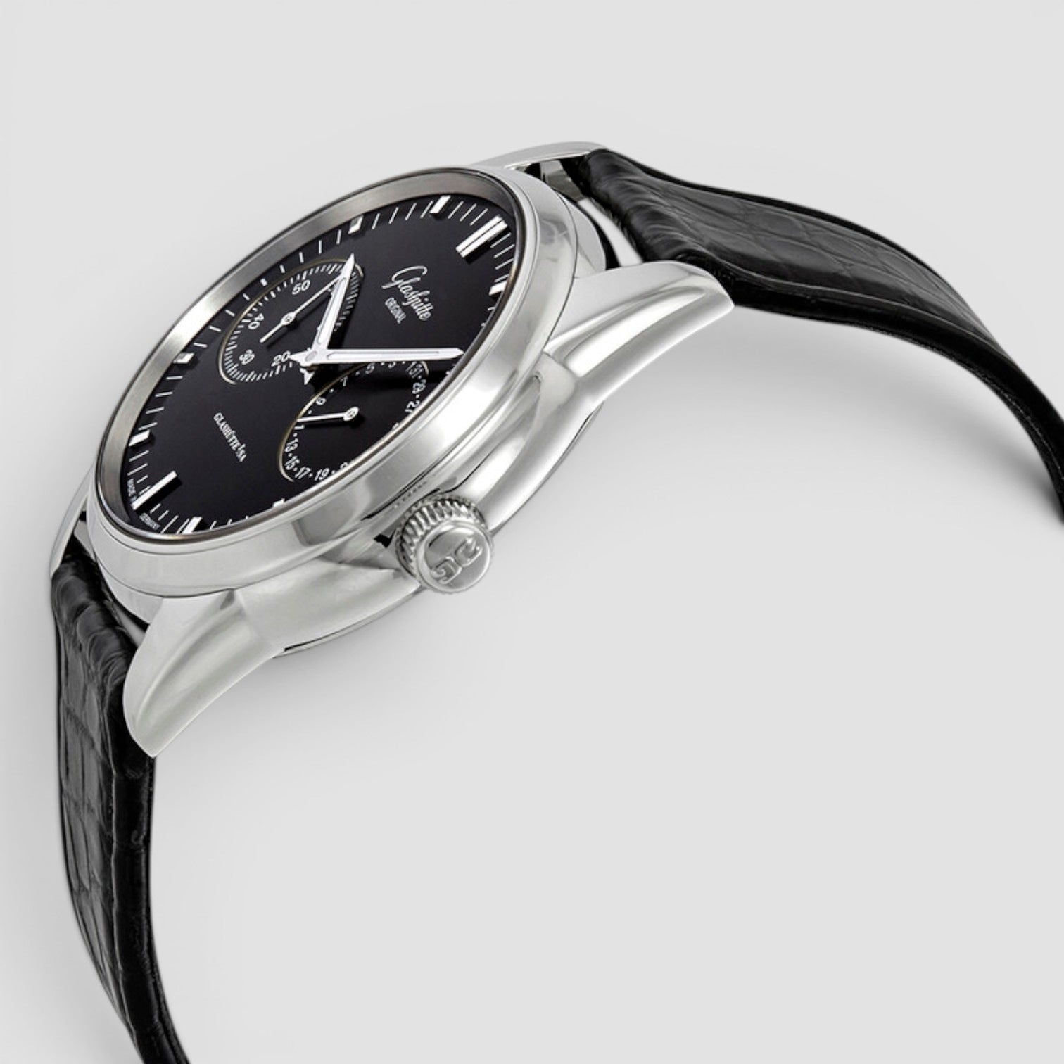Senator Hand Date 40mm Steel Black Dial Automatic