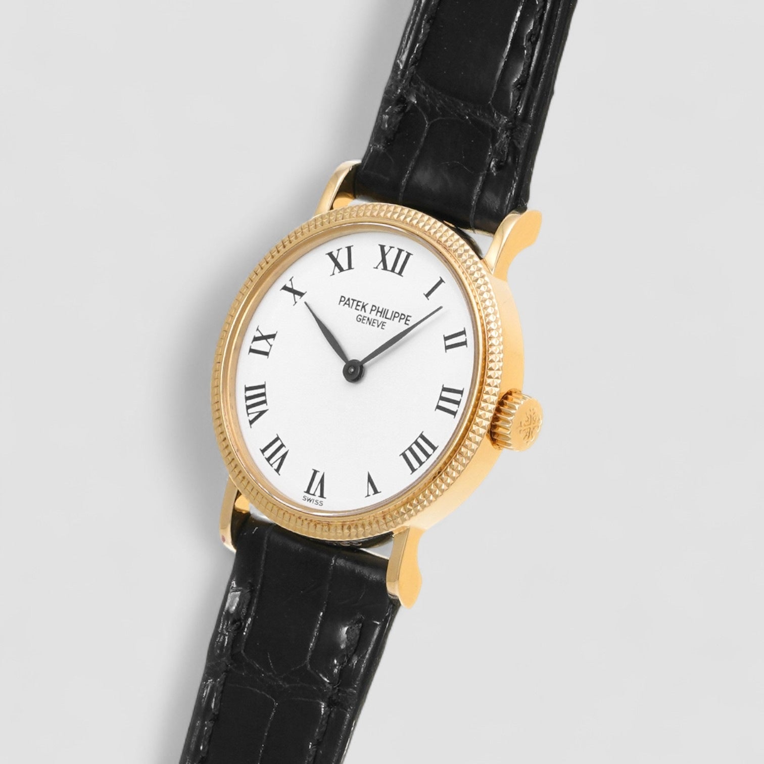 Ladies Calatrava 18K Yellow Manual Wind
