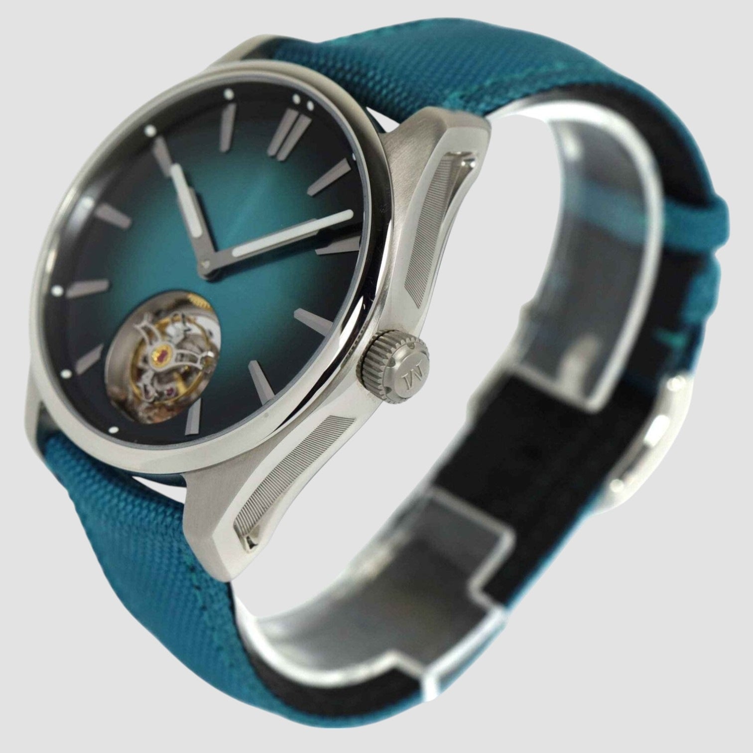Pioneer Tourbillon 3804 'Blue Lagoon' Limited Steel