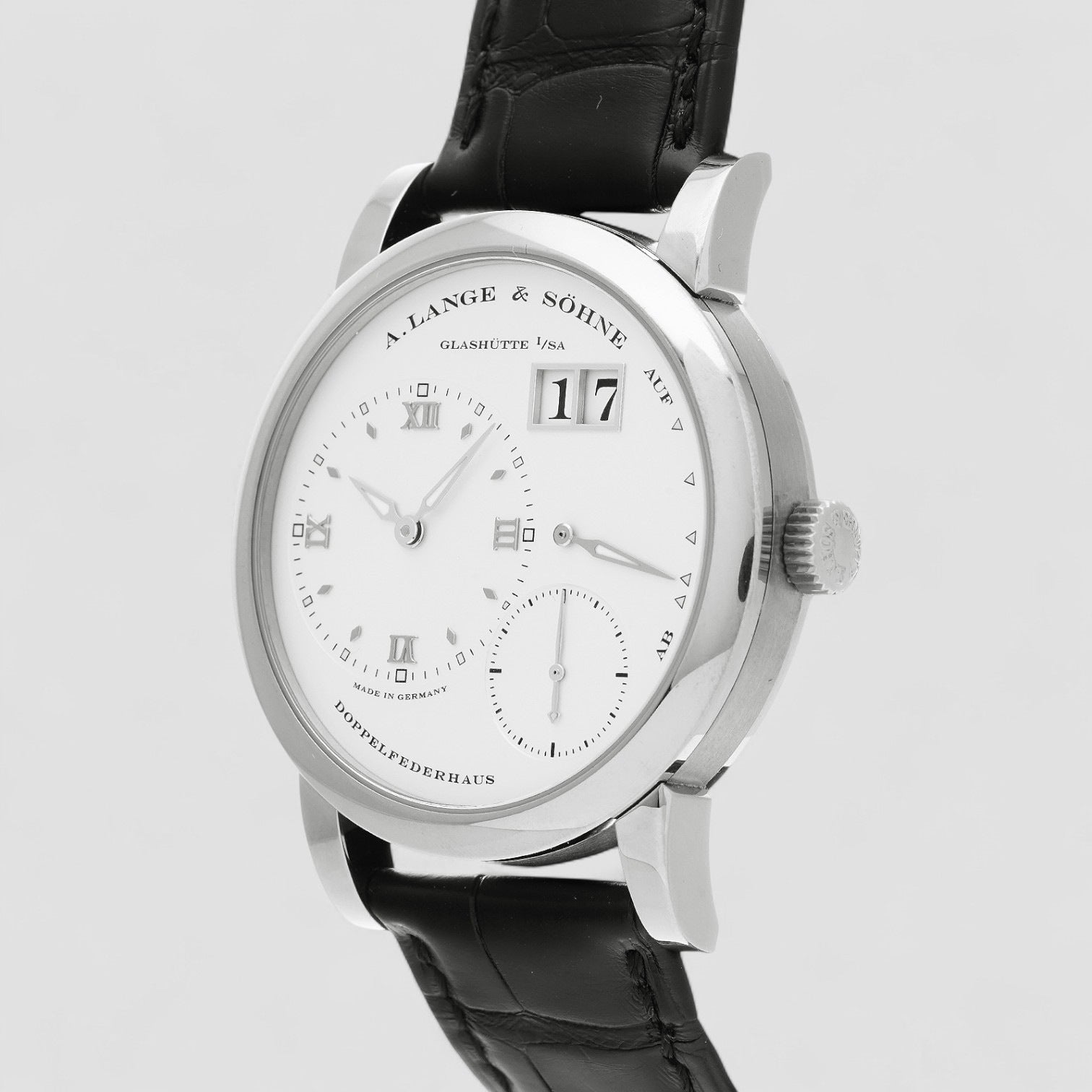Lange 1 18K White Gold Silver Dial