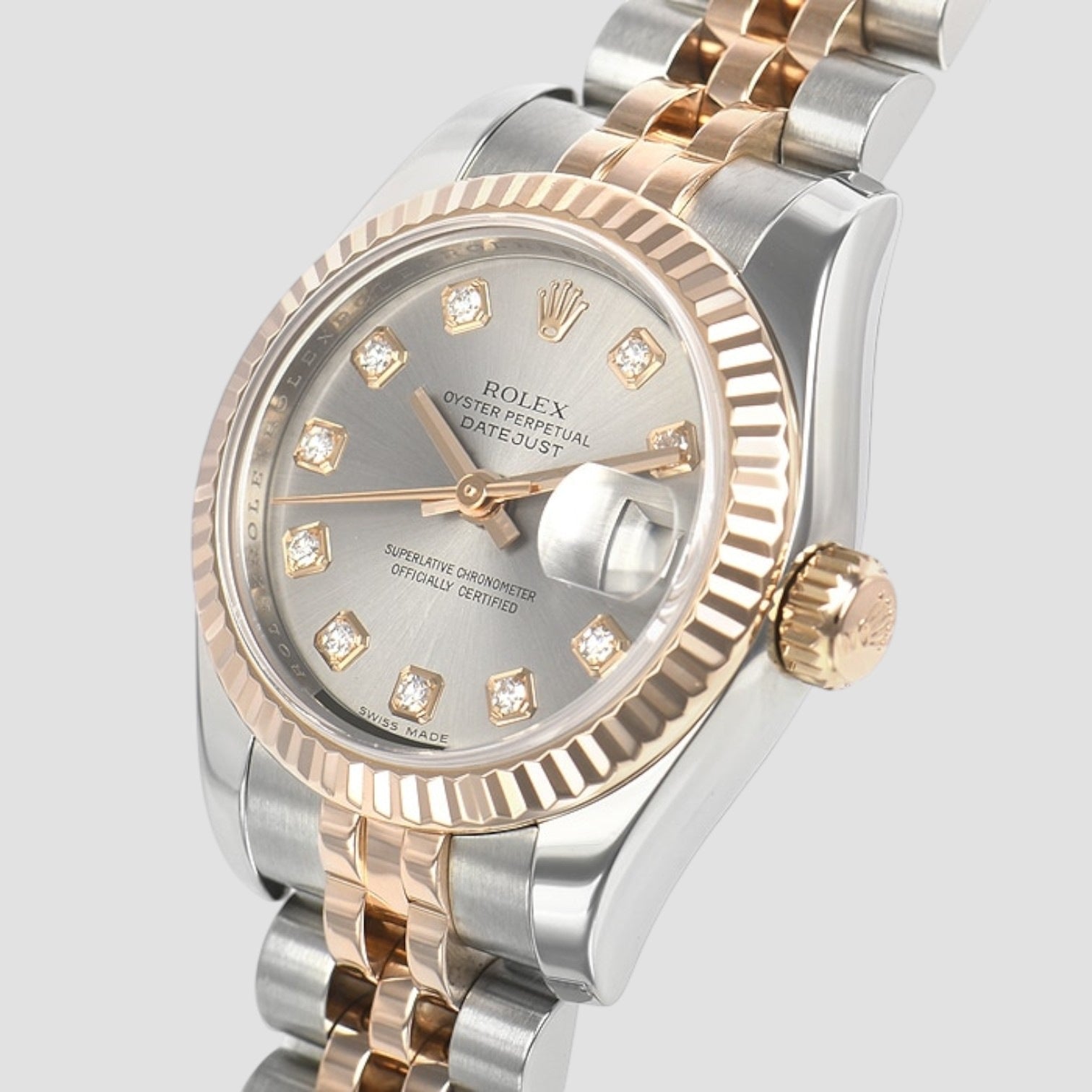 Datejust Silver Diamond Dial