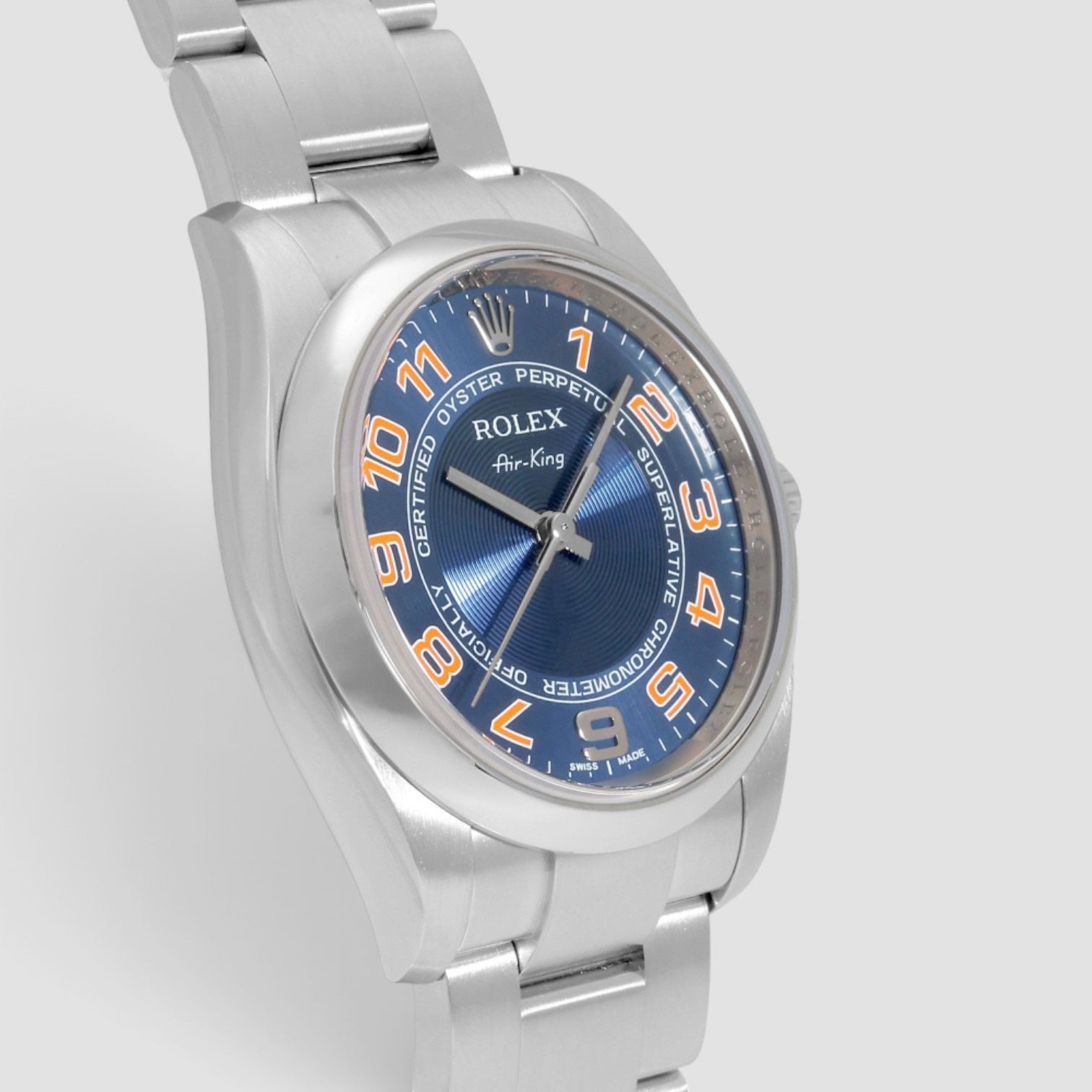 Oyster Perpetual / Air-King 34mm Blue Arabic Dial