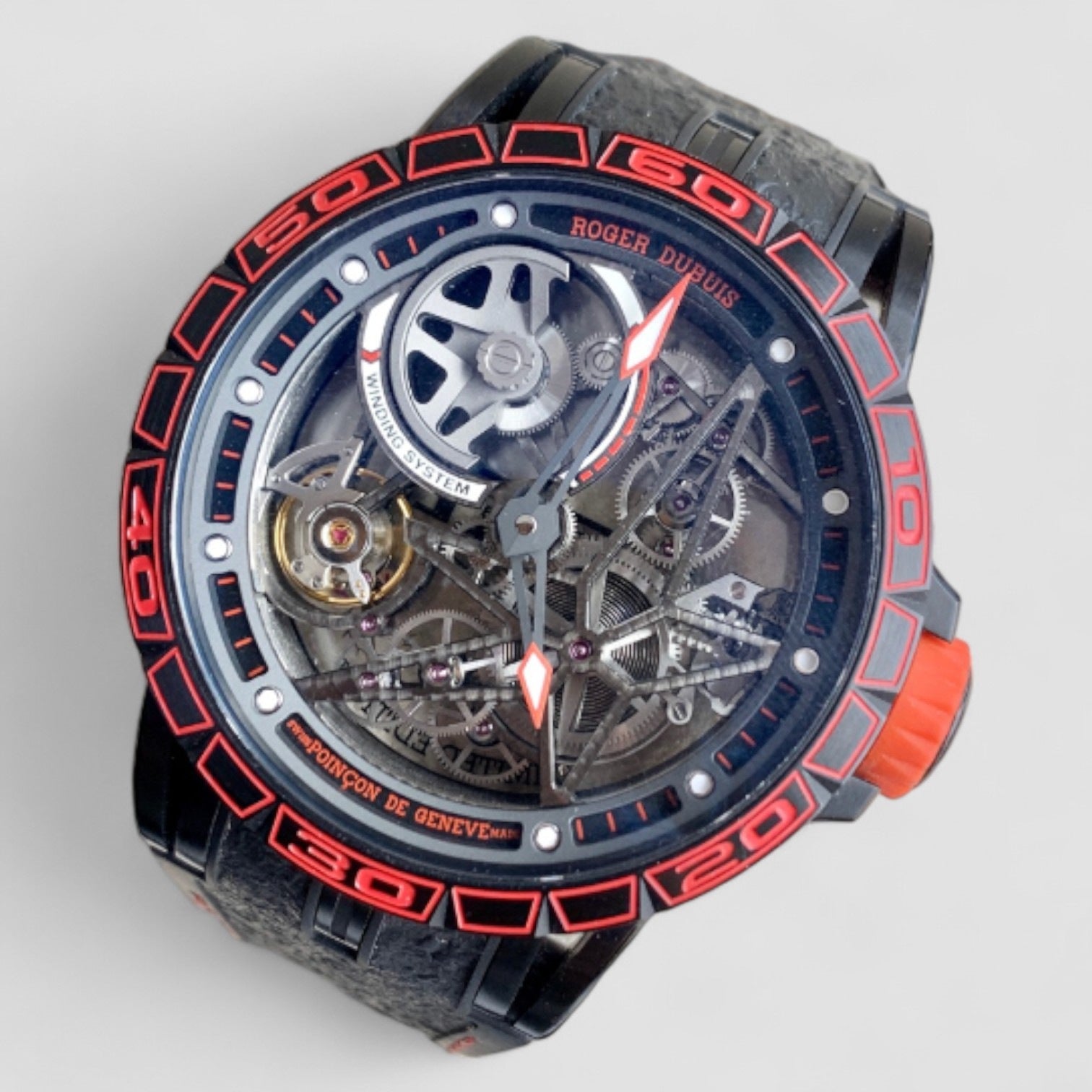 Excalibur Spider Pirelli Skeleton Automatic Men's Watch