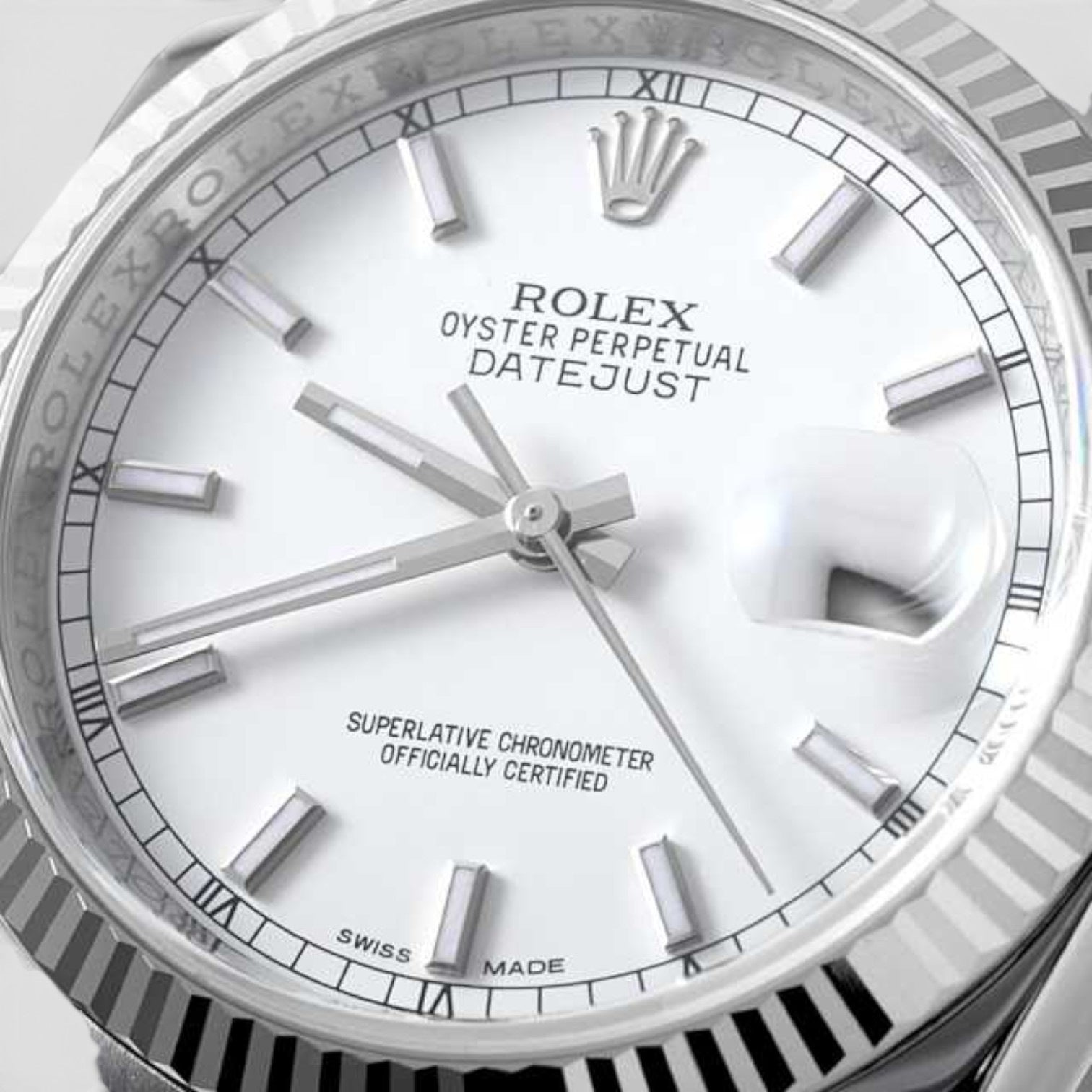 Datejust 36 – Steel & White Gold