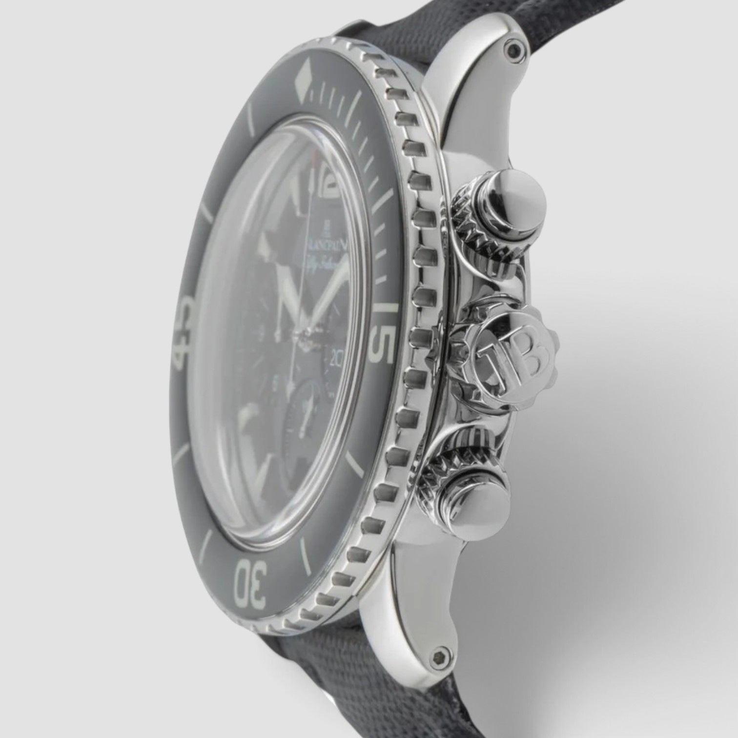 Fifty Fathoms chronograph steel automatic men's watch