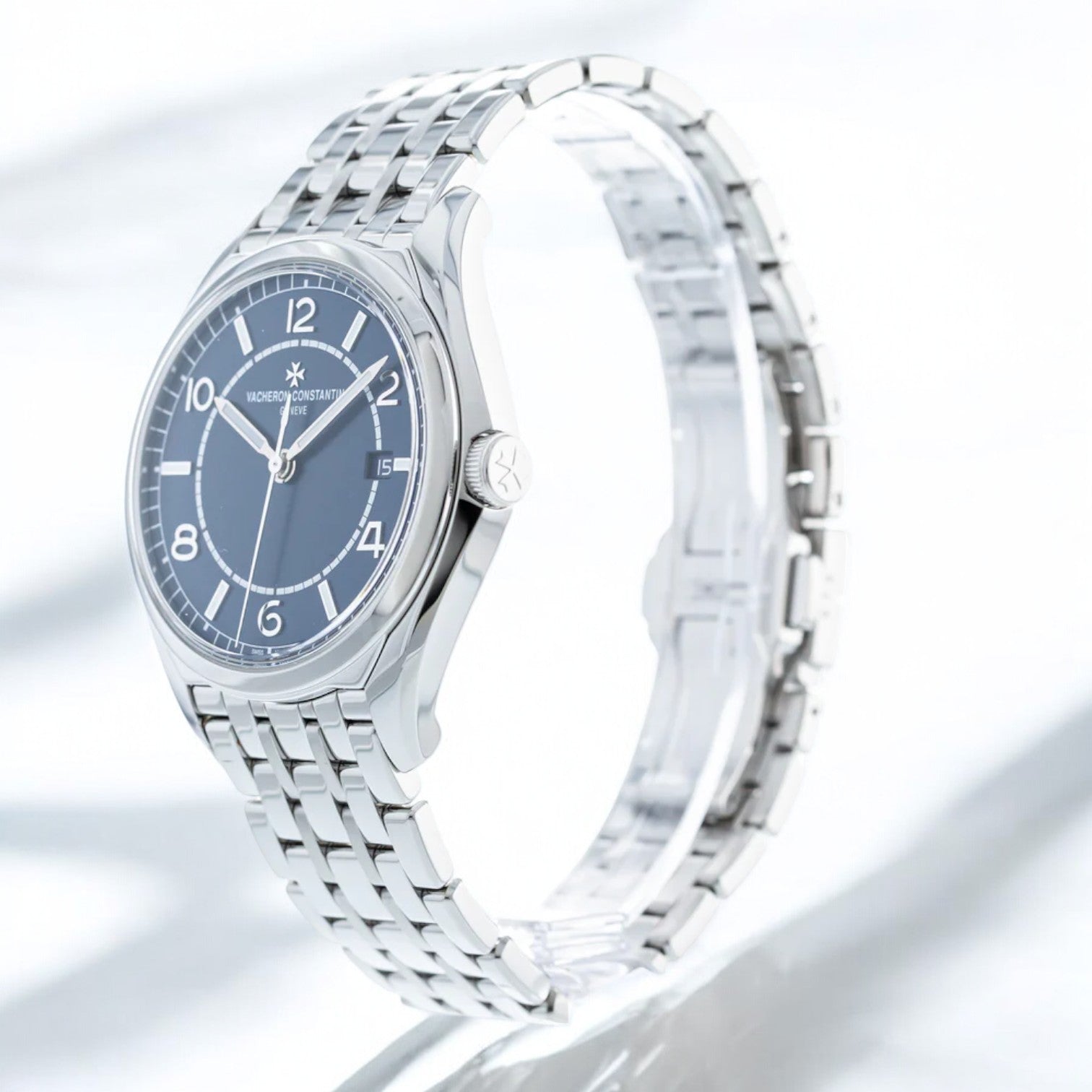 Fiftysix Self Winding SS Blue Dial SS Bracelet