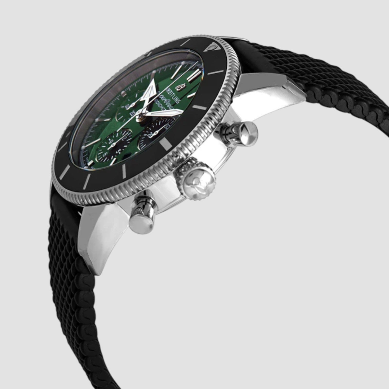 Superocean Heritage II Chronograph Automatic Green Dial Men's Limited Edition Watch