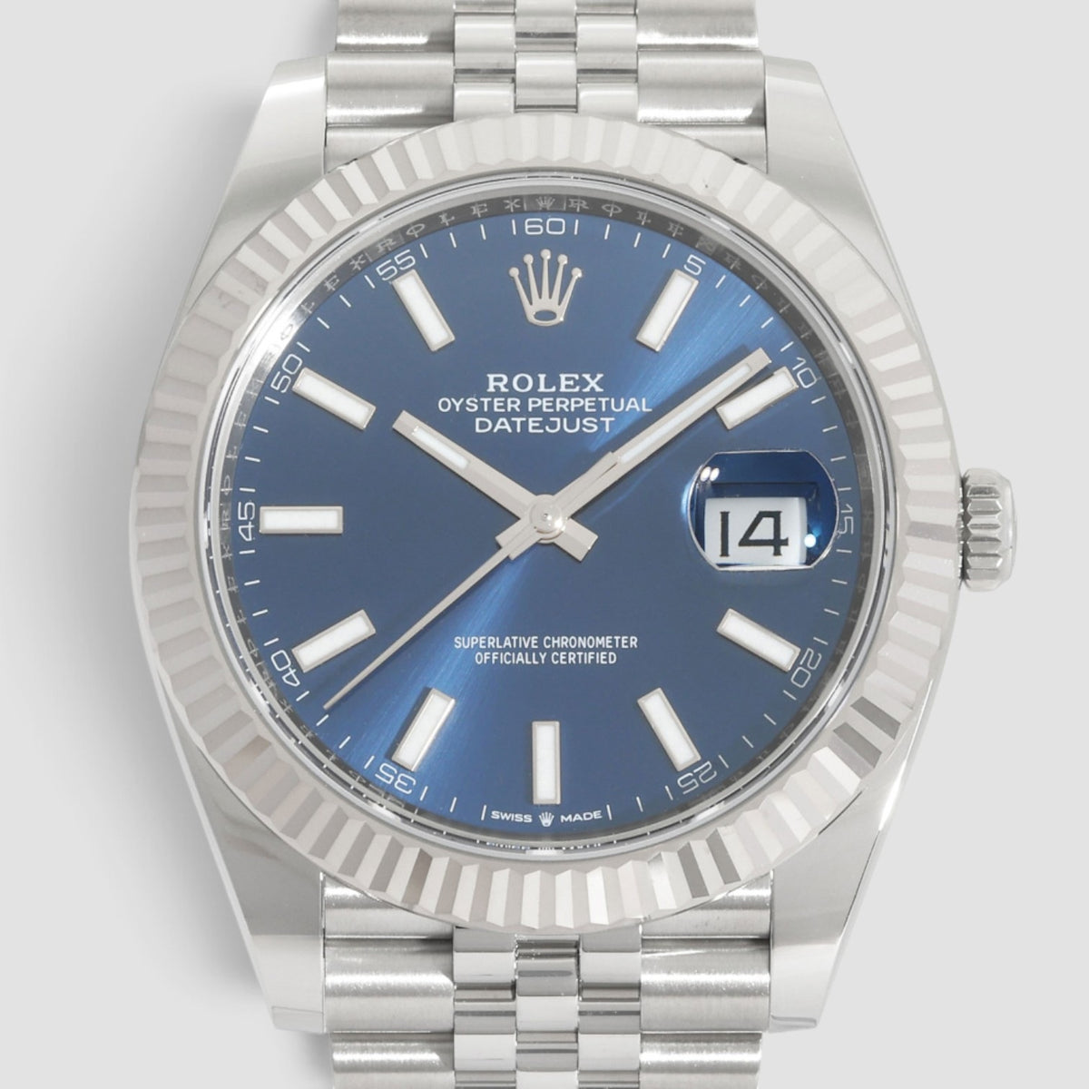 Datejust 41 Blue Index Dial Jubilee