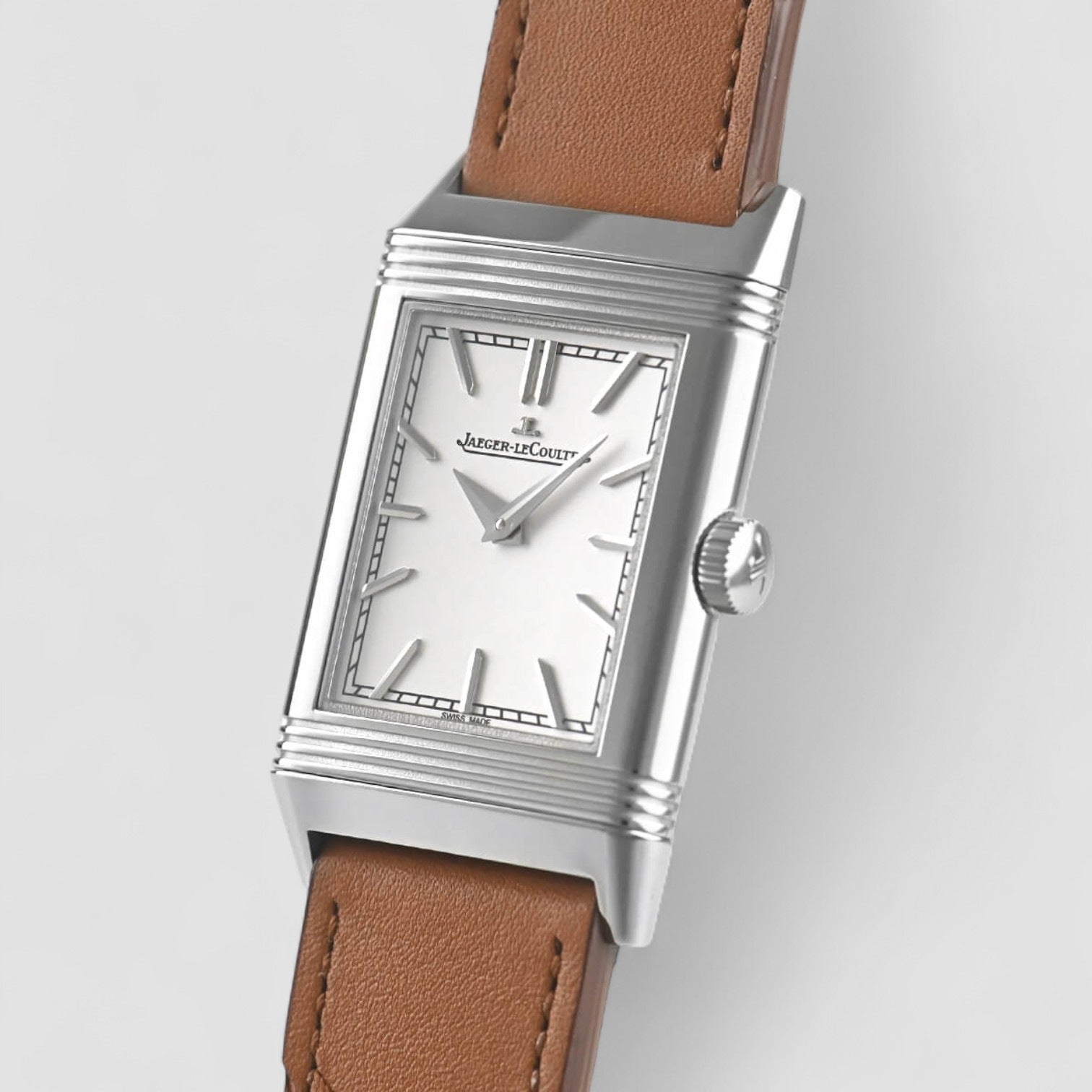 Reverso Tribute Monoface Midsize SS Silver Dial 2025