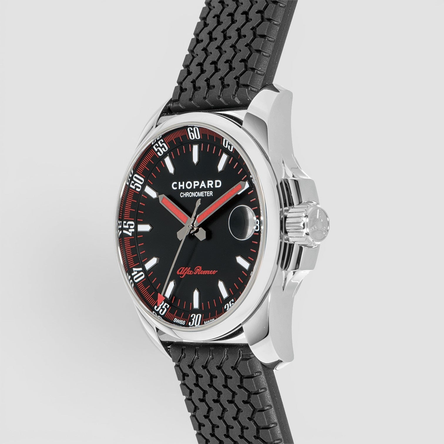 Mille Miglia Grand Turismo Alfa Romeo Stainless Steel Automatic
