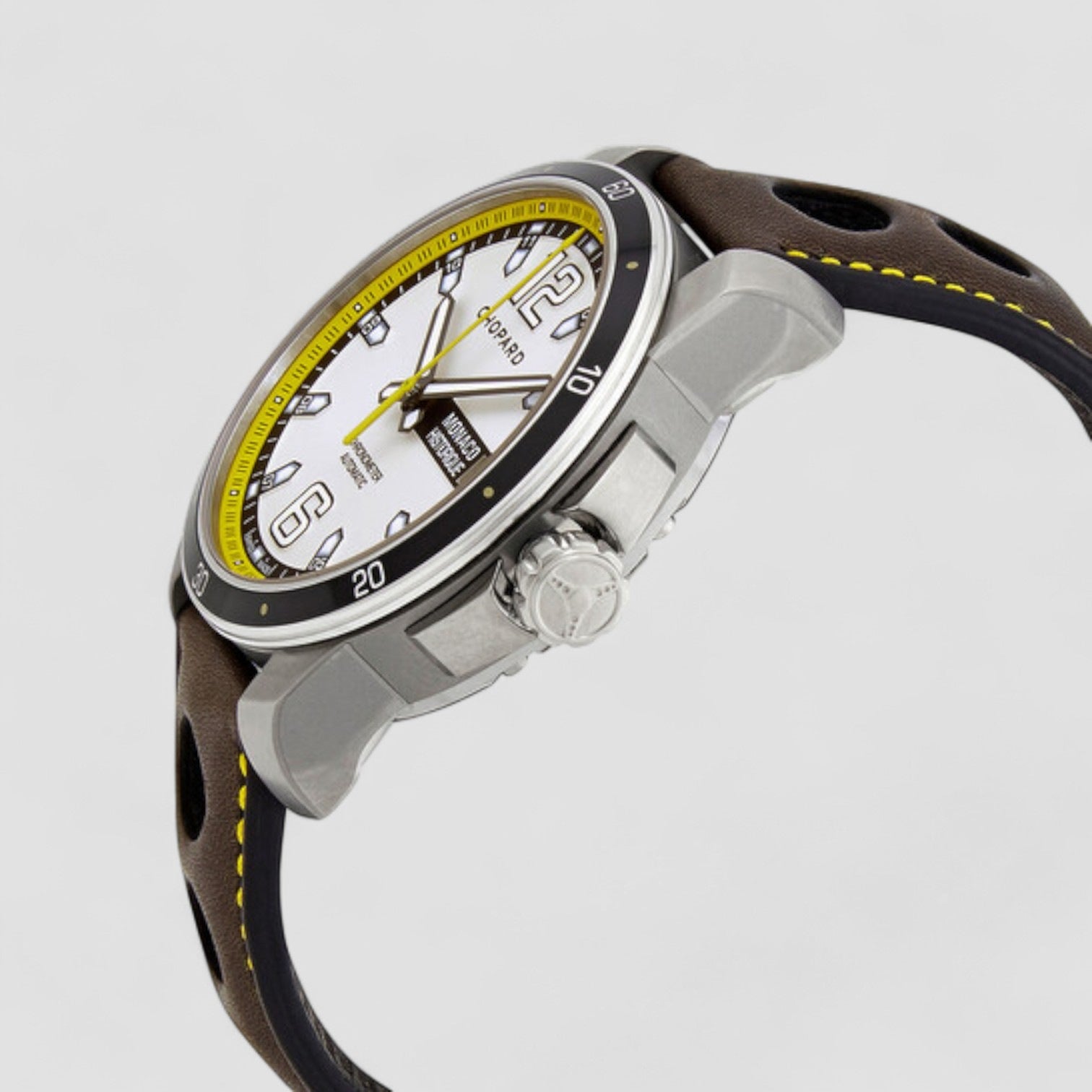 G.P.M.H. Snailed Grey Dial Titanium Men's Watch