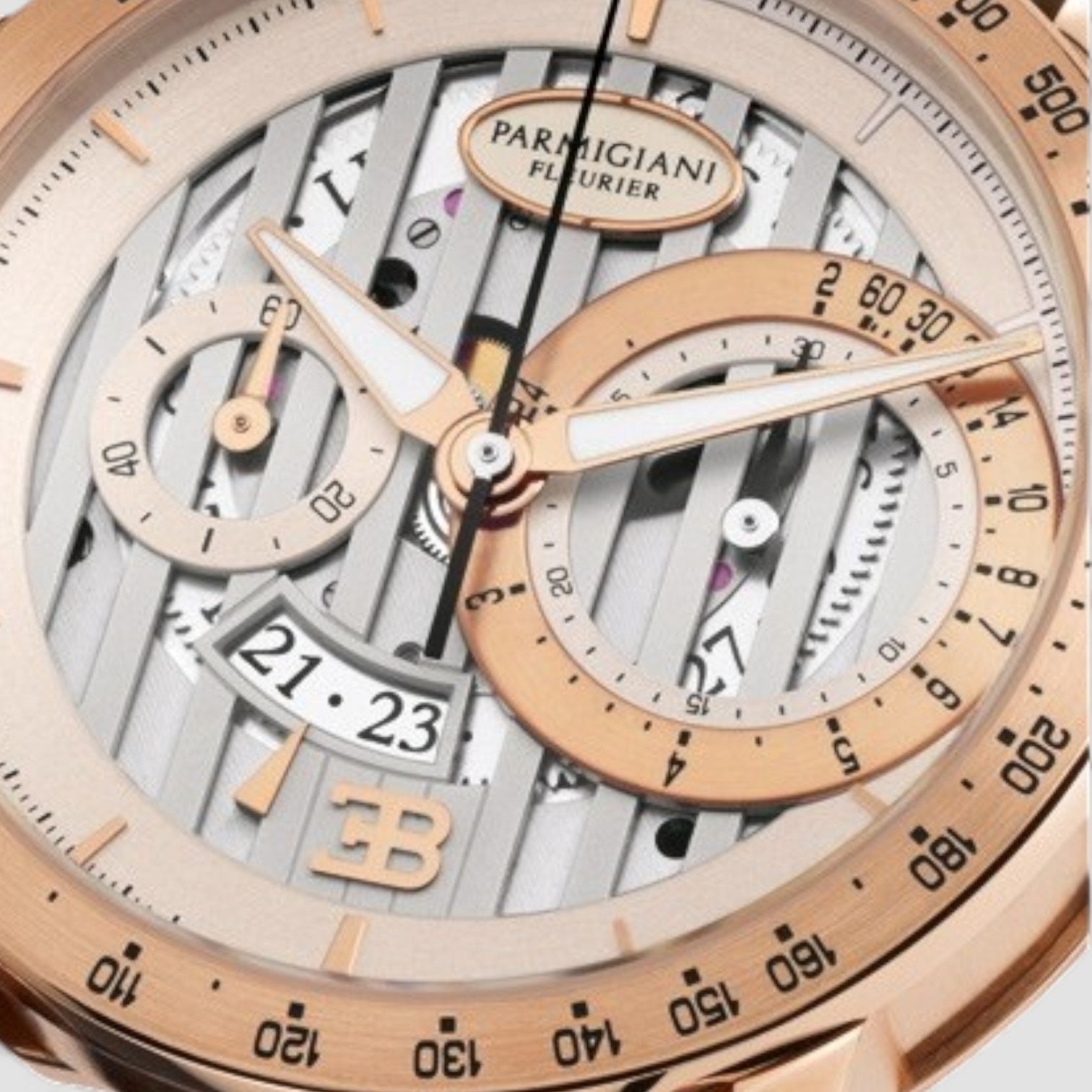 Bugatti Atalante Chronographe 43 Fly Back Pink Gold