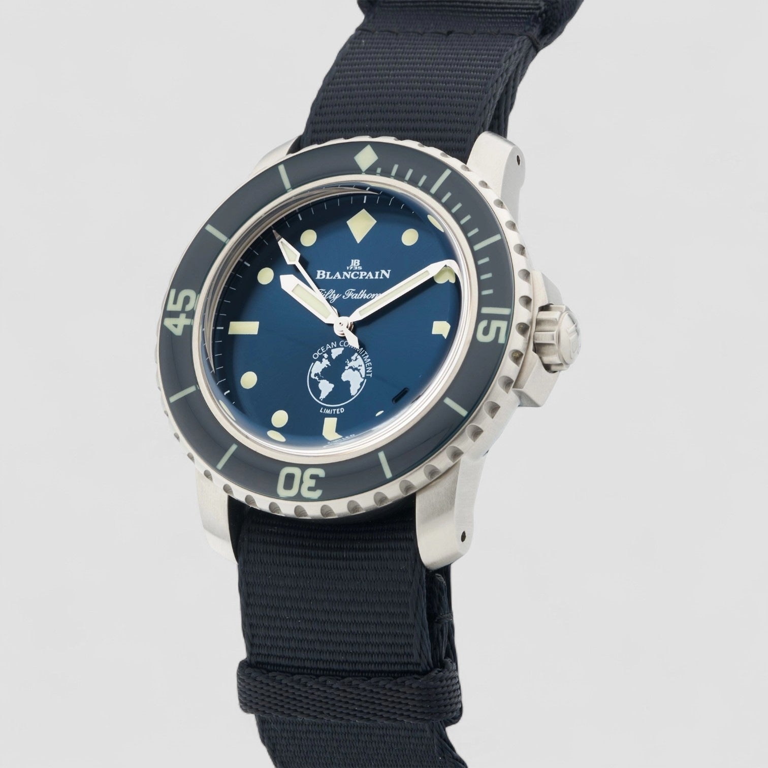Fifty Fathoms Ocean Commitment III Limited Edition Blue Dial