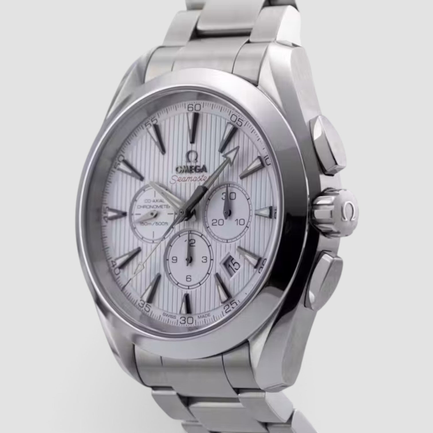 Seamaster Aqua Terra Chronograph 44mm Steel White Dial