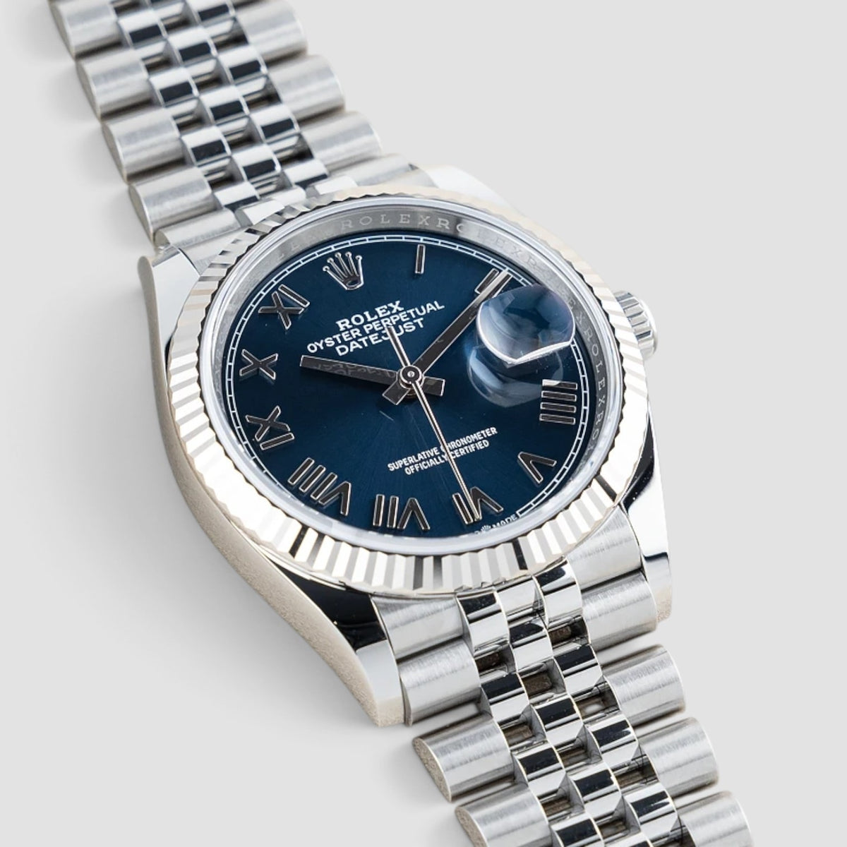 Datejust 36 Blue Roman Numeral Dial Jubilee