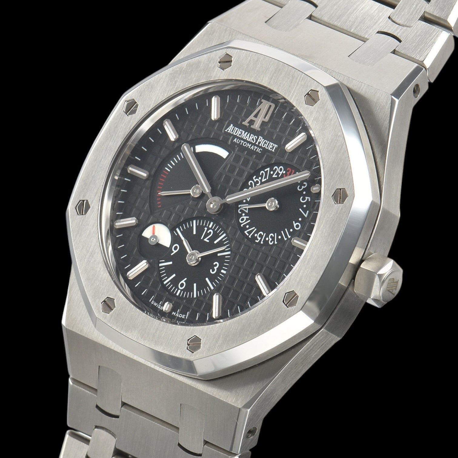 Royal Oak Dual Time SS Black Dial FULL SET
