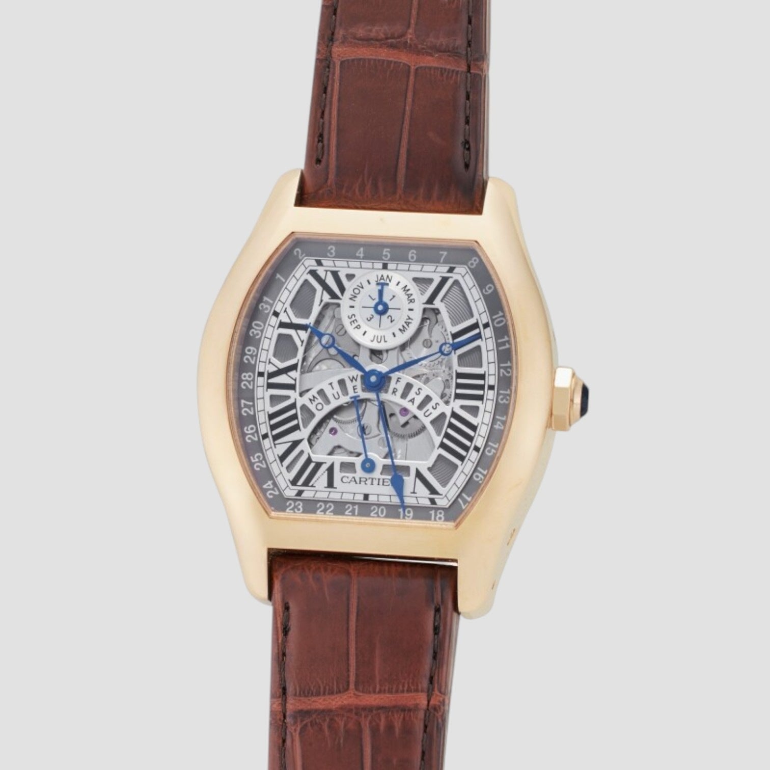 Tortue Automatic Skeleton Dial Watch