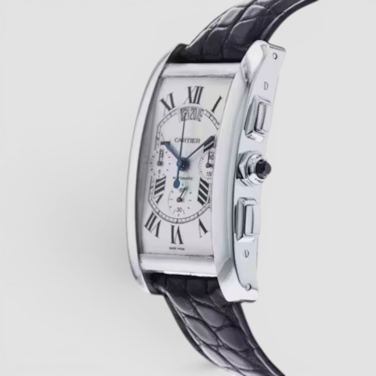 Tank Américaine Extra Large Chronograph 18K White Gold