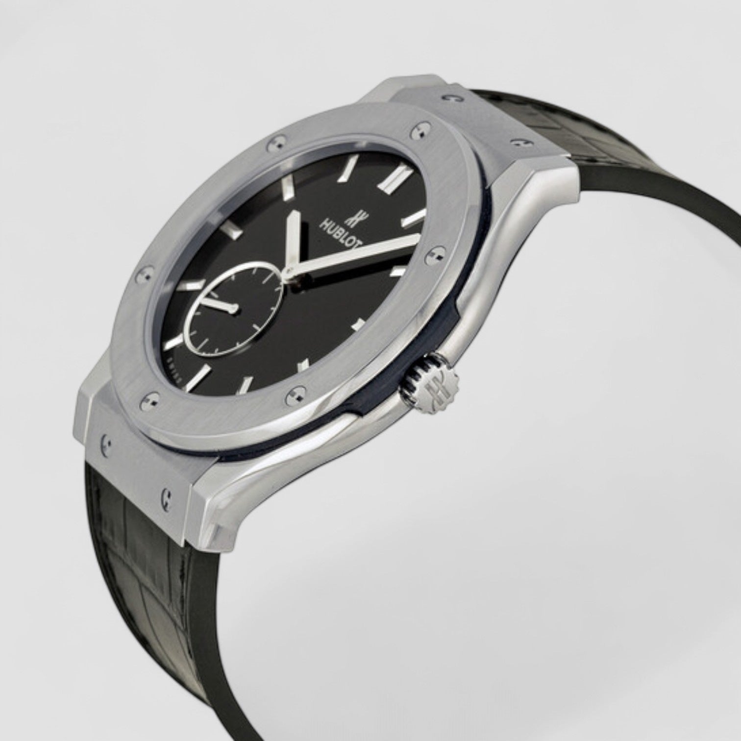 Classic Fusion Black Dial Titanium Men's Watch